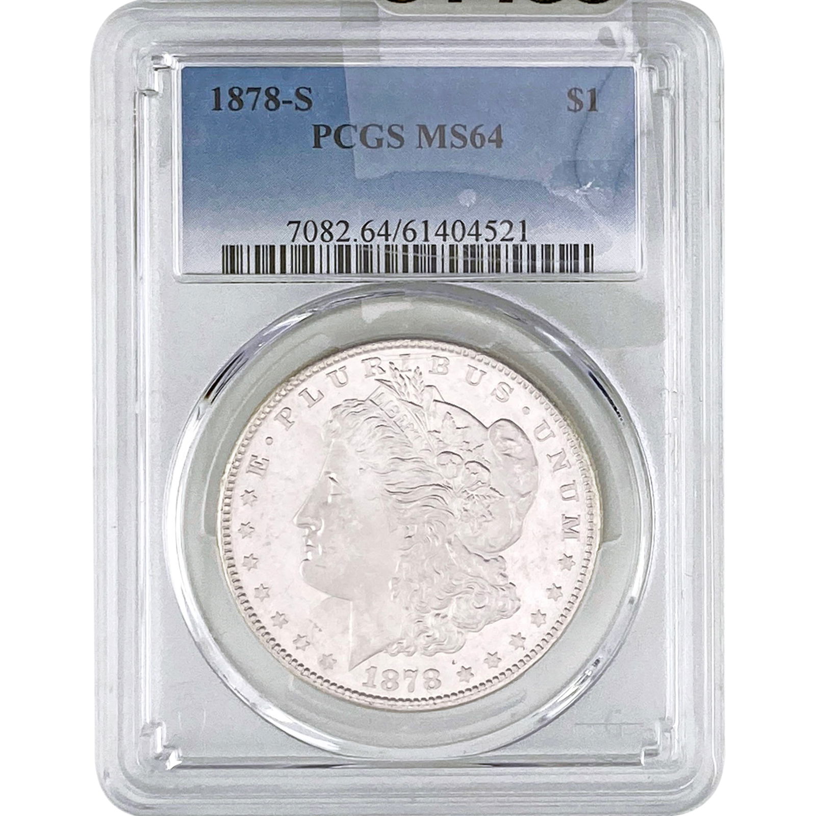 1878-S Morgan Silver Dollar PCGS MS64: 1878-S Morgan Silver Dollar PCGS MS64