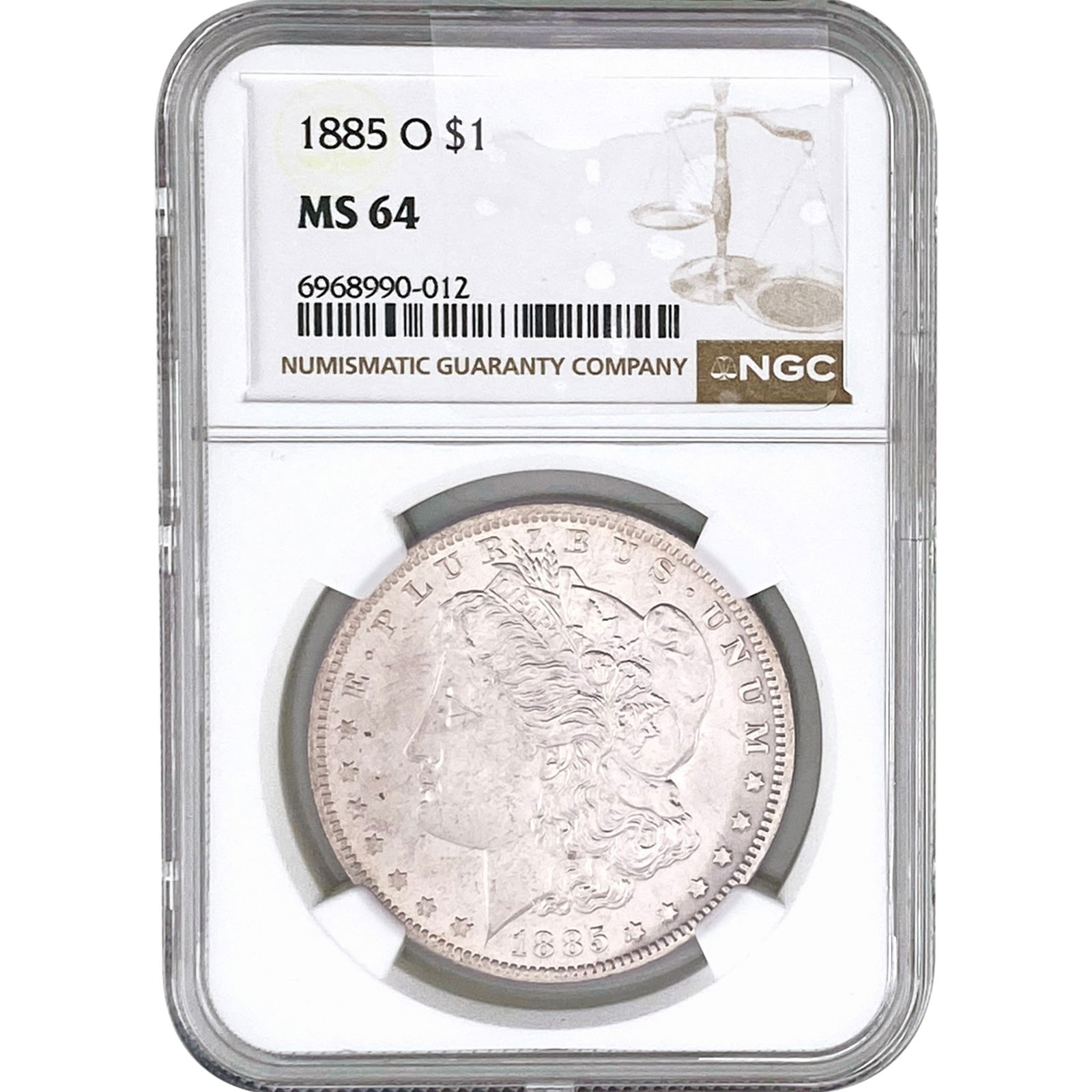 1885-O Morgan Silver Dollar NGC MS64 (1 of 2)