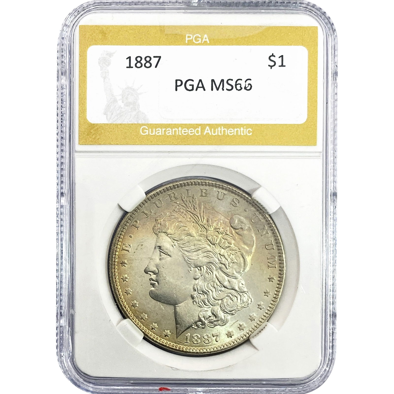 1887 Morgan Silver Dollar PGA MS66 (1 of 2)