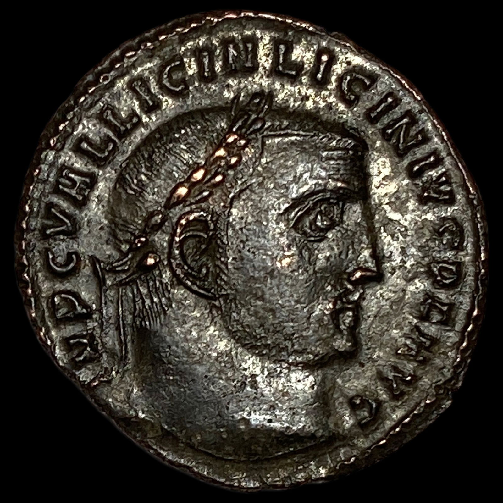 Roman Empire Licinius I 284-305 Bi Nummus UNCIRCULATED: Roman Empire Licinius I 284-305 Bi Nummus UNCIRCULATED