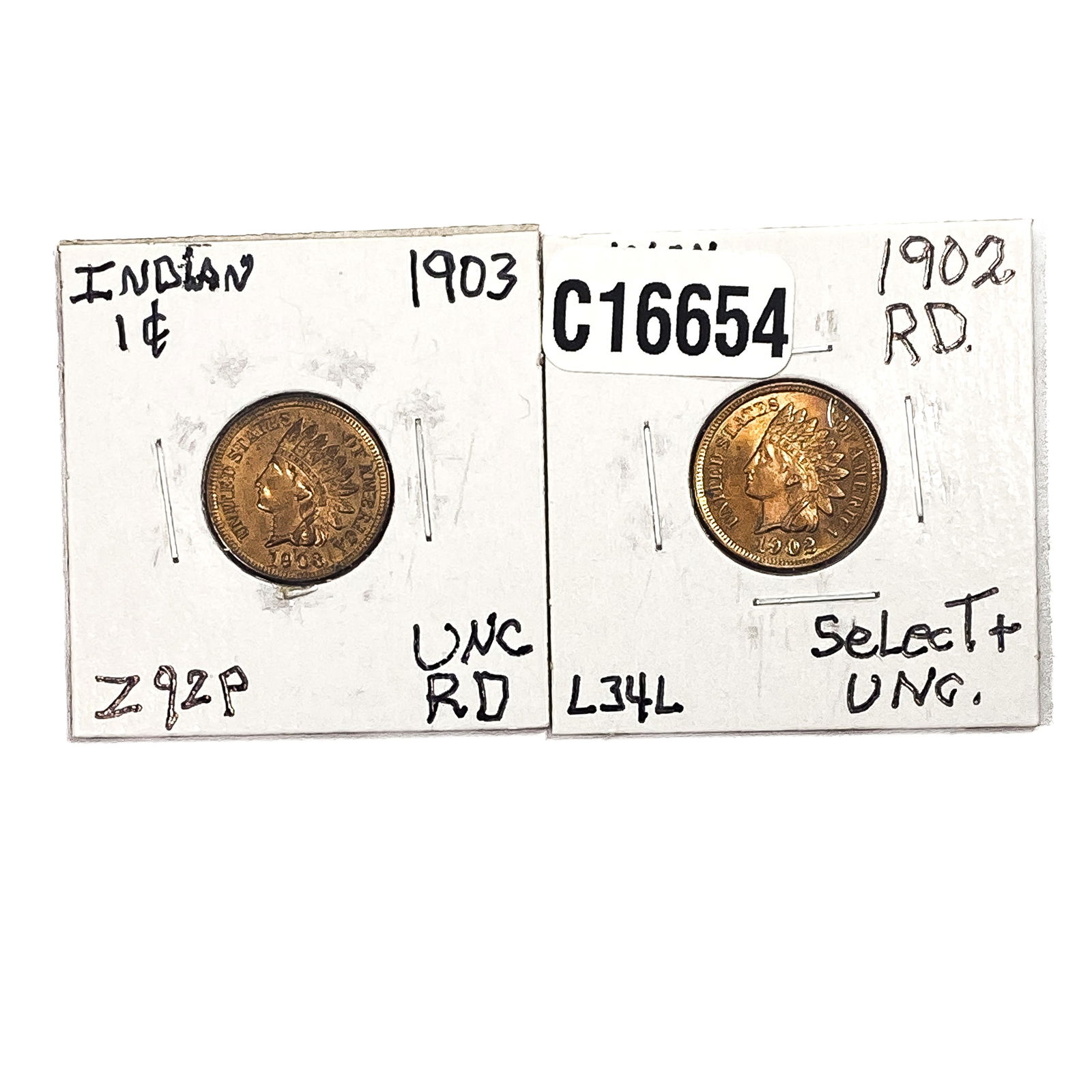 [2] 1902-1903 Indian Head Cents (1 of 2)