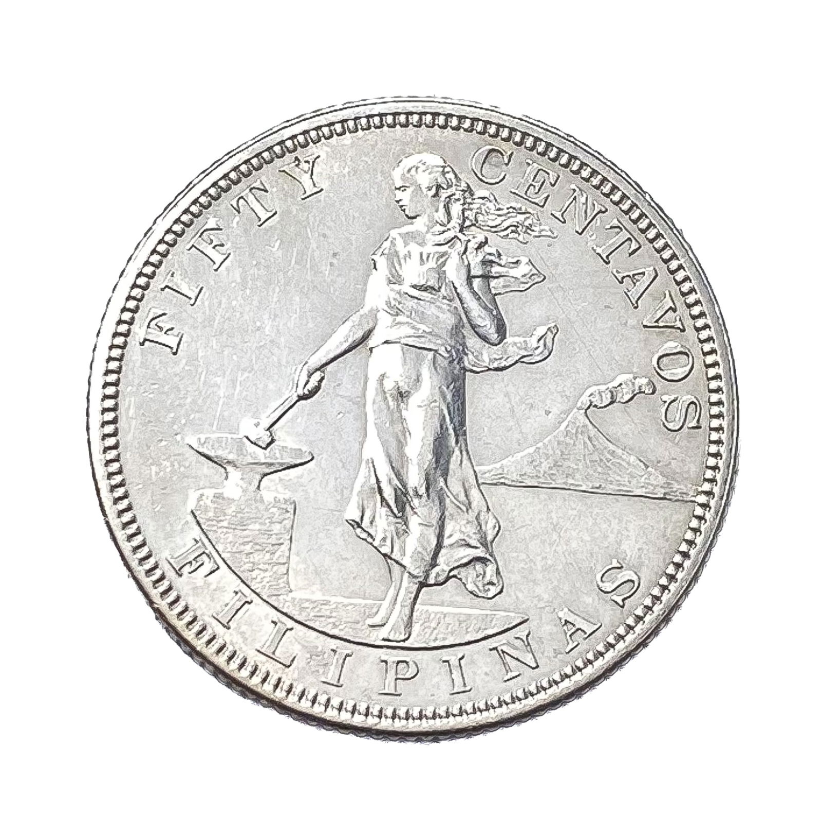 1904 Silver U.S.A. Philippines 50C MS (1 of 2)