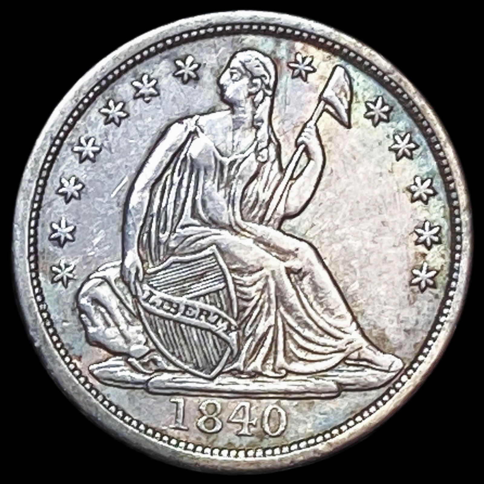 1840 Seated Liberty Half Dime CLOSELY UNCIRCULATED (1 of 2)