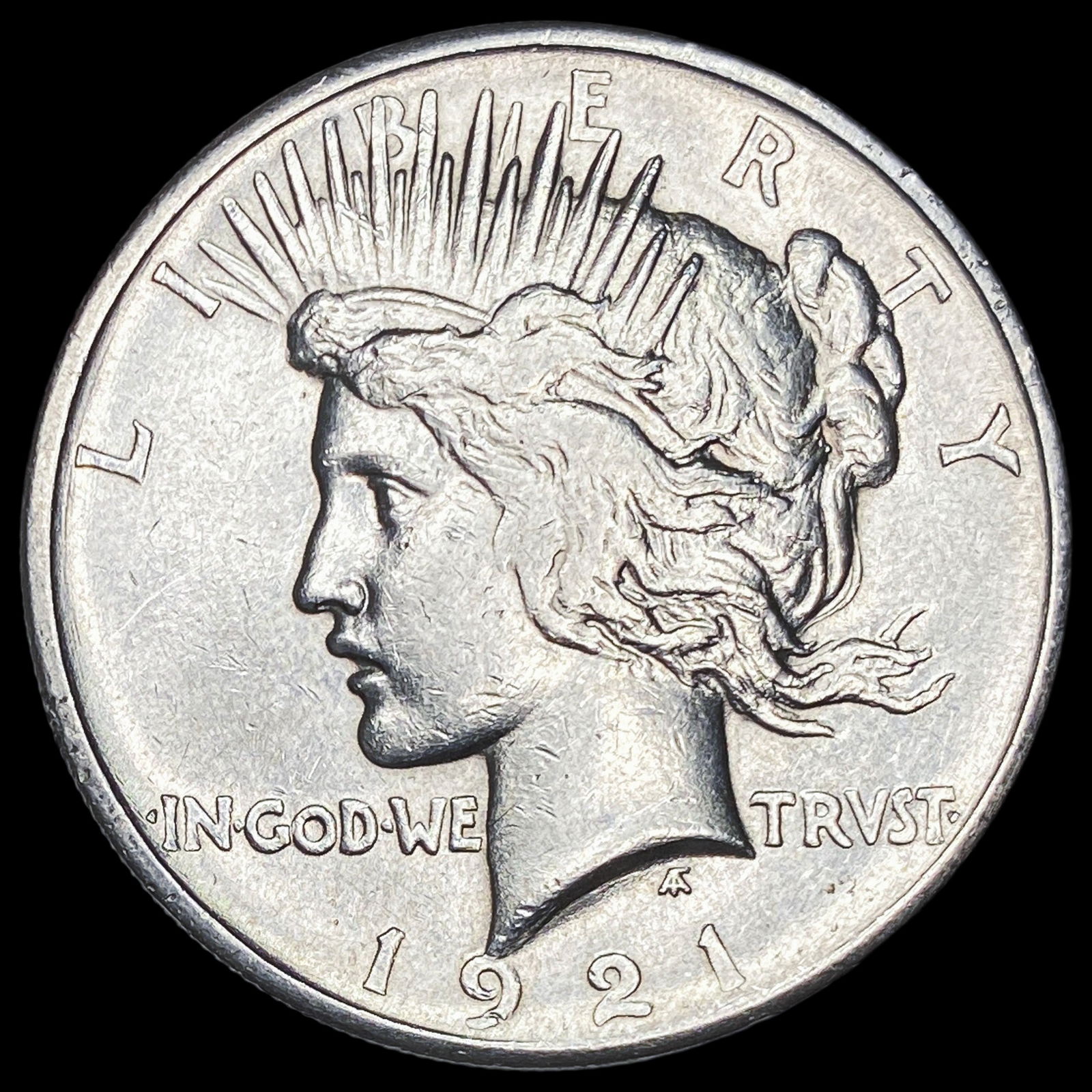 1921 Silver Peace Dollar CLOSELY UNCIRCULATED (1 of 2)
