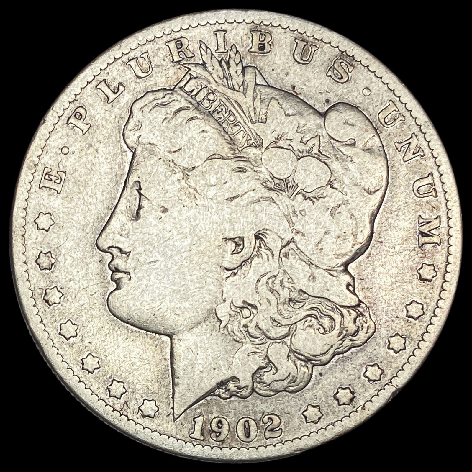 1902-S Silver Morgan Dollar NICELY CIRCULATED (1 of 2)