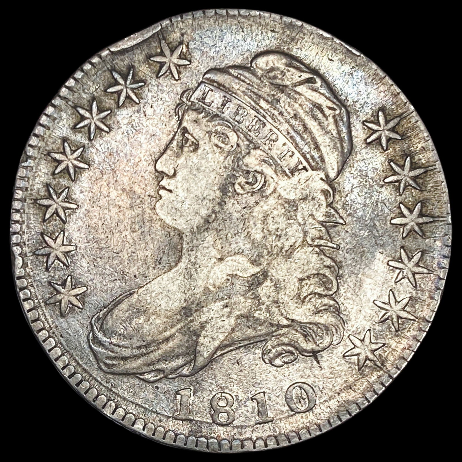 1810 Capped Bust Half Dollar ABOUT UNCIRCULATED (1 of 2)