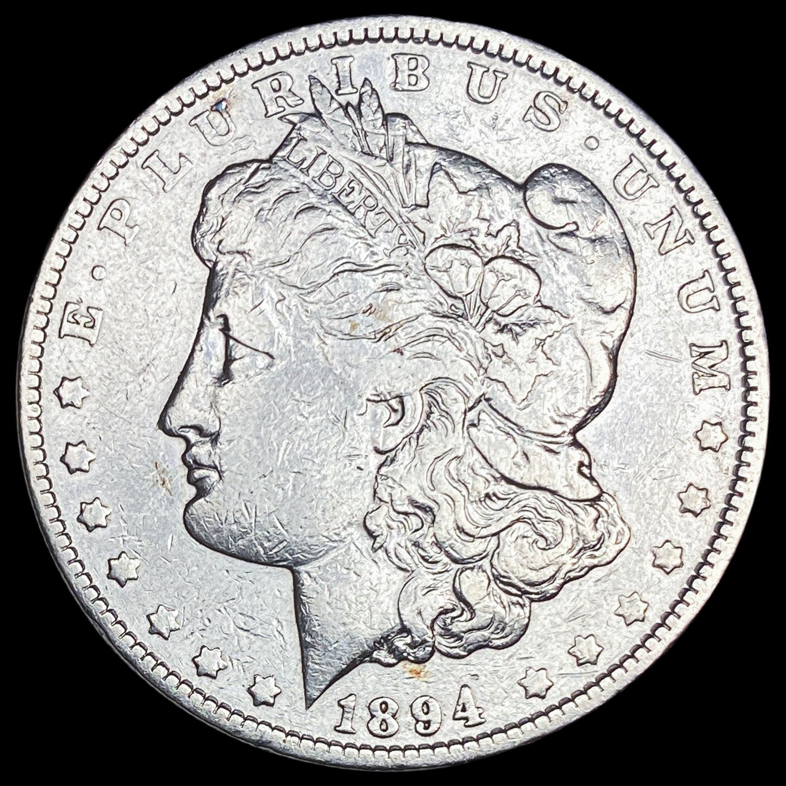 1894-O Silver Morgan Dollar NEARLY UNCIRCULATED (1 of 2)