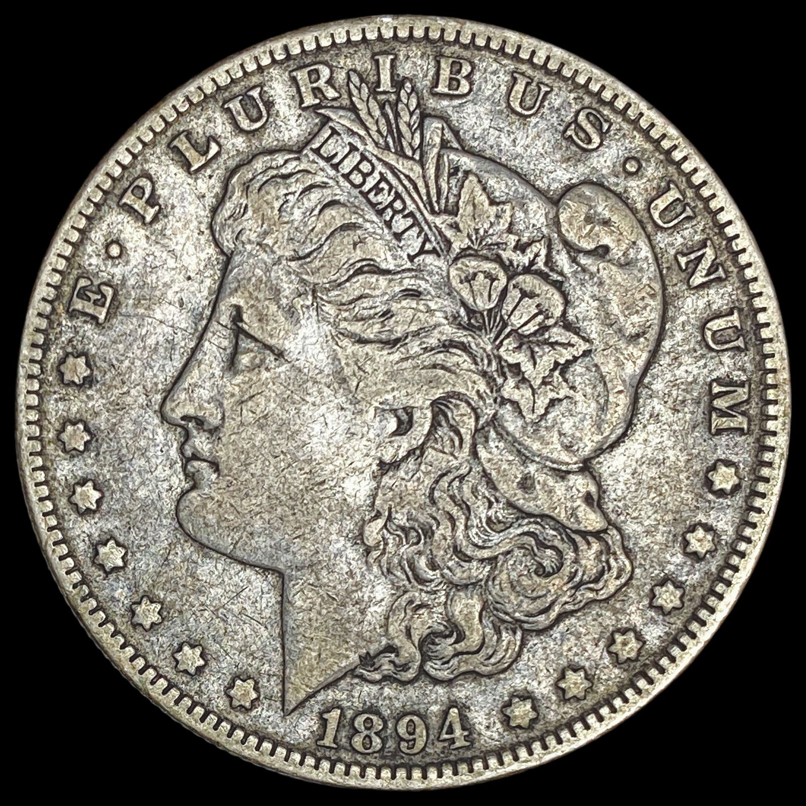 1894-O Silver Morgan Dollar NEARLY UNCIRCULATED (1 of 2)