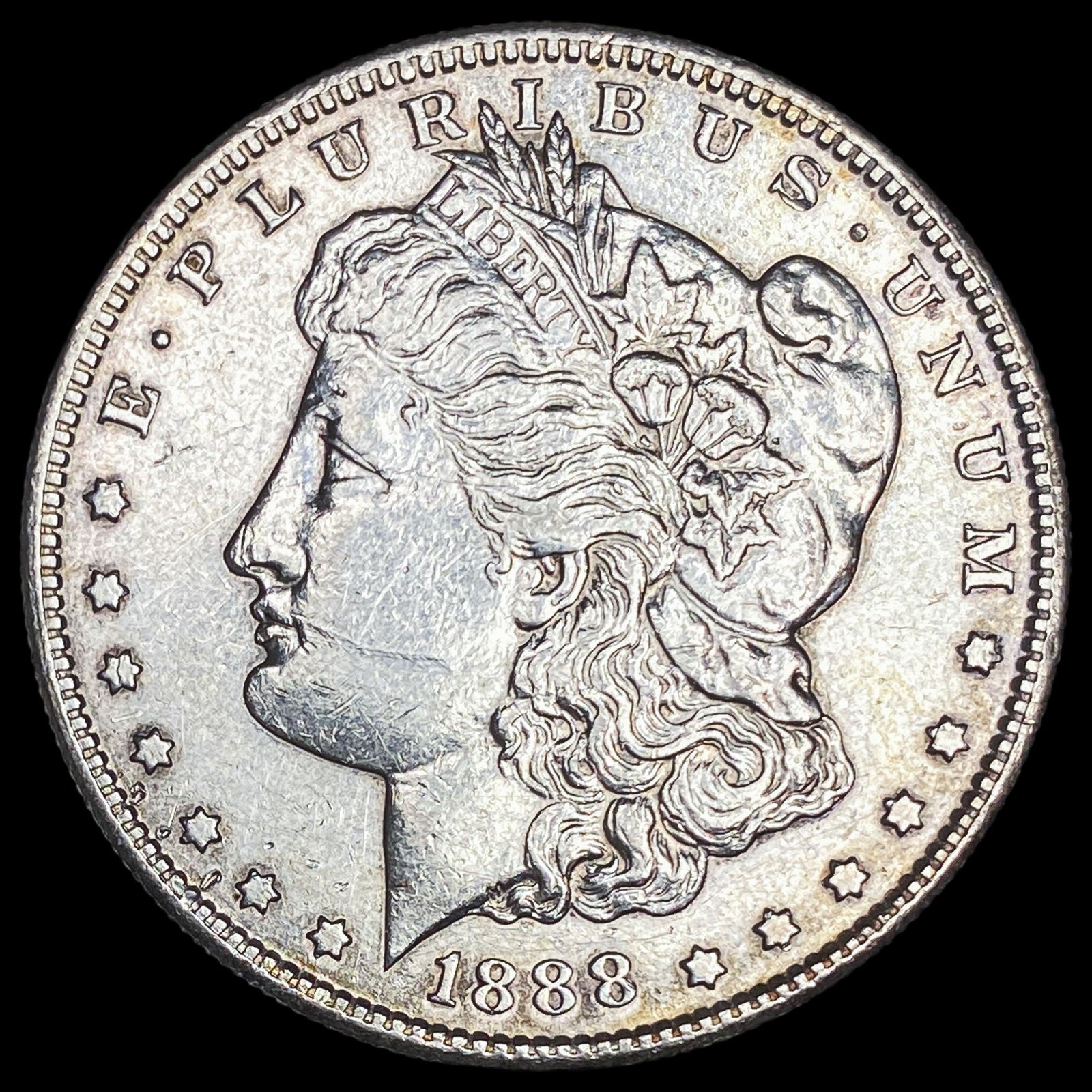 1888-S Silver Morgan Dollar CHOICE AU: 1888-S Silver Morgan Dollar CHOICE AU