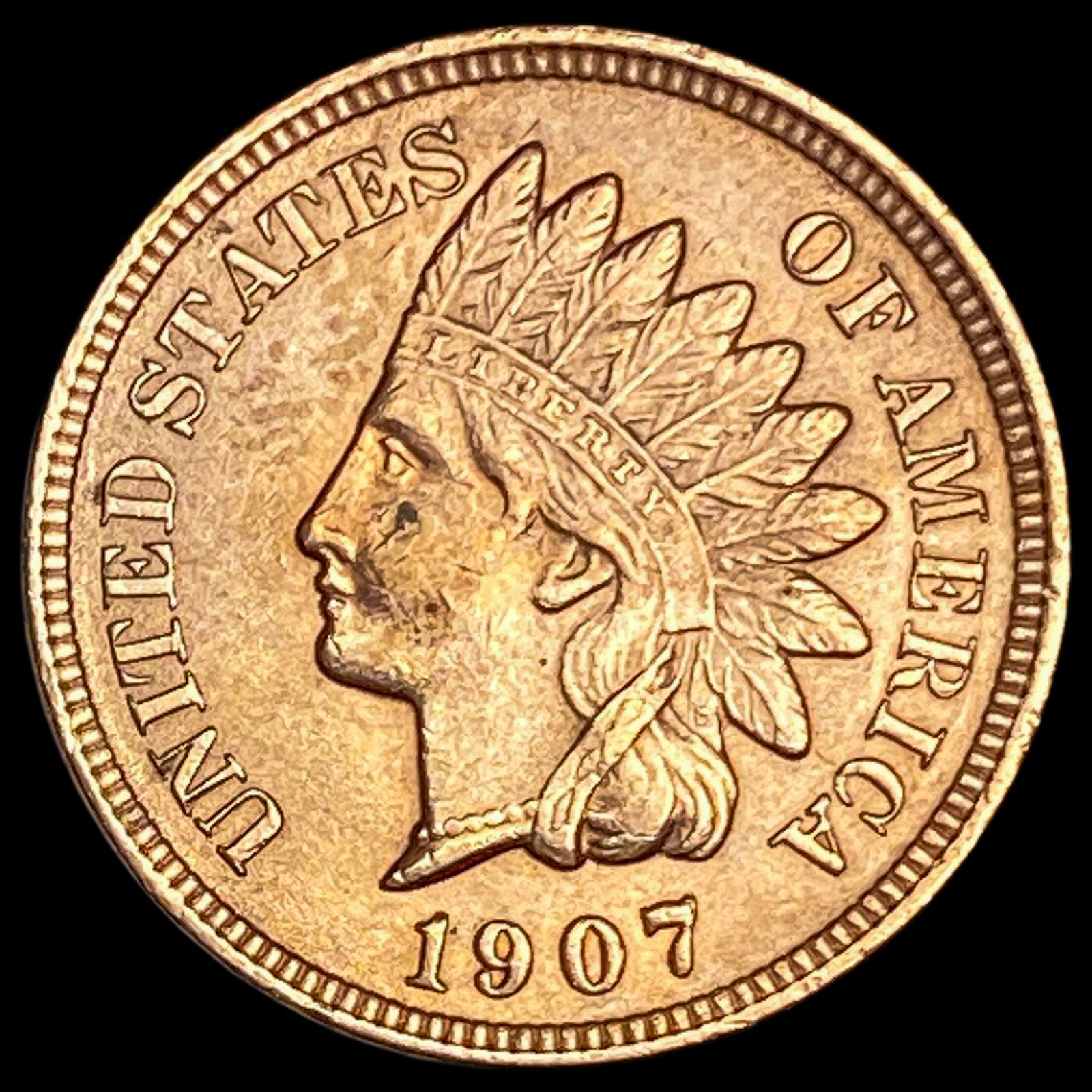 1907 Indian Head Cent UNCIRCULATED (1 of 2)