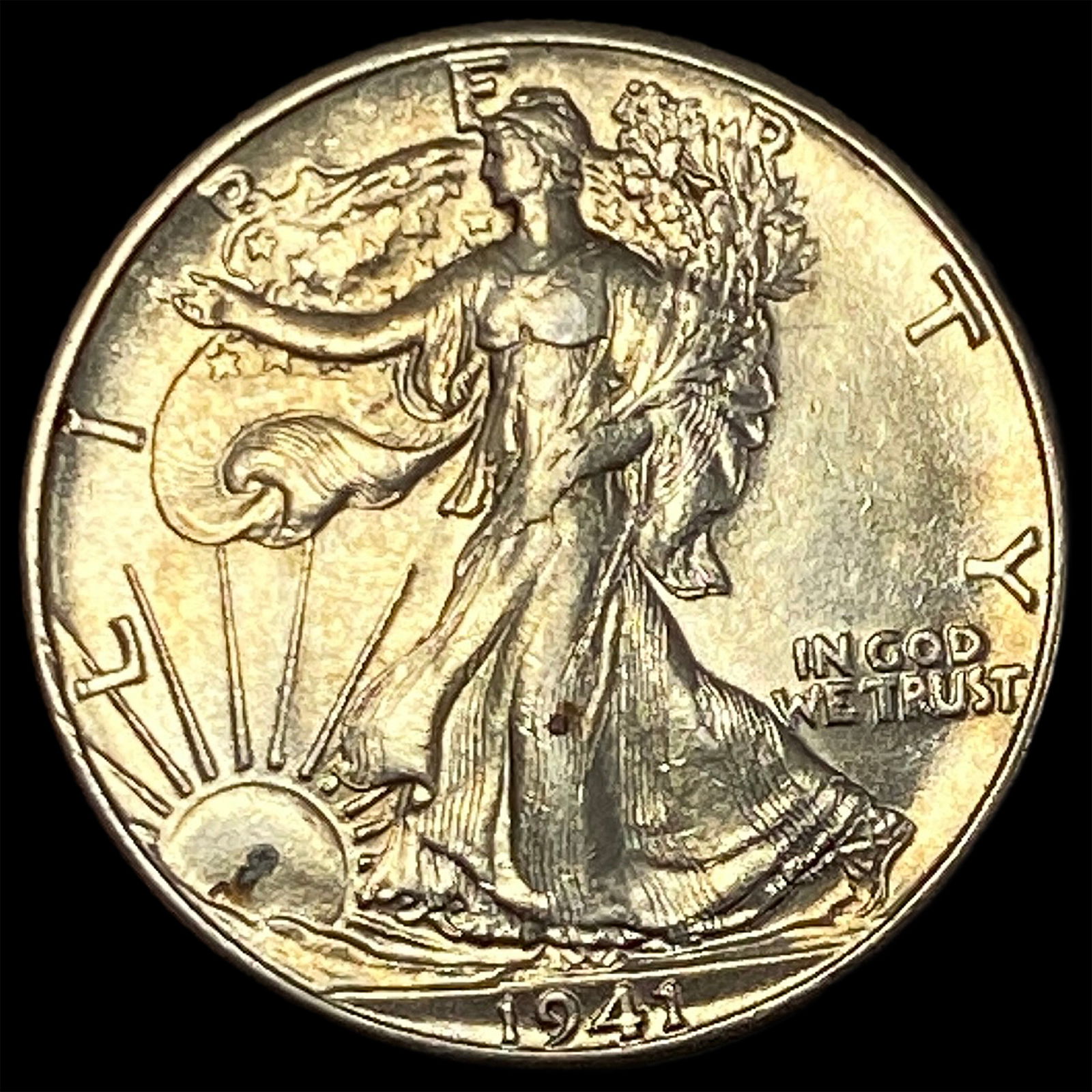 1941 Silver Walking Liberty Half Dollar UNCIRCULATED (1 of 2)