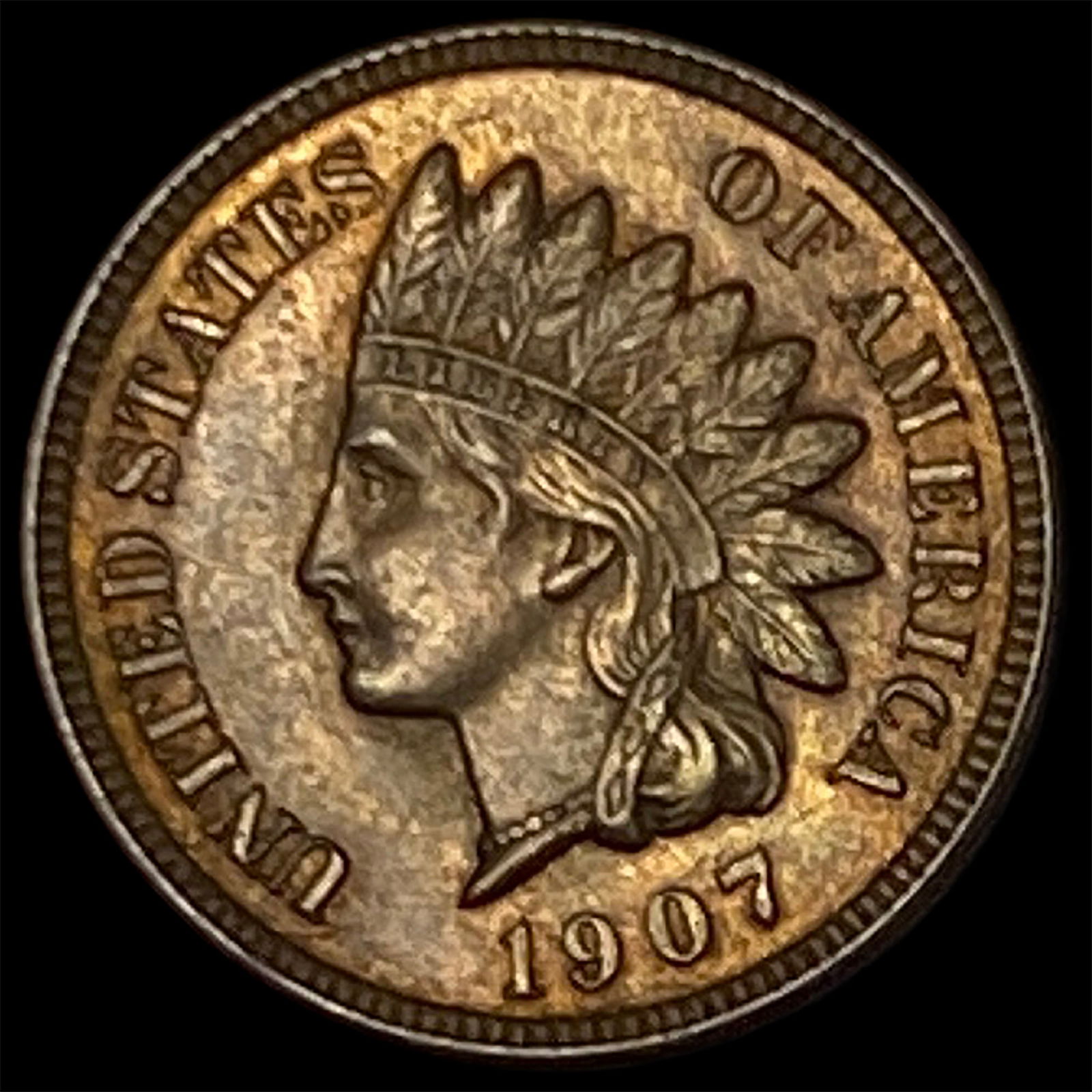 1907 Indian Head Cent UNCIRCULATED (1 of 2)