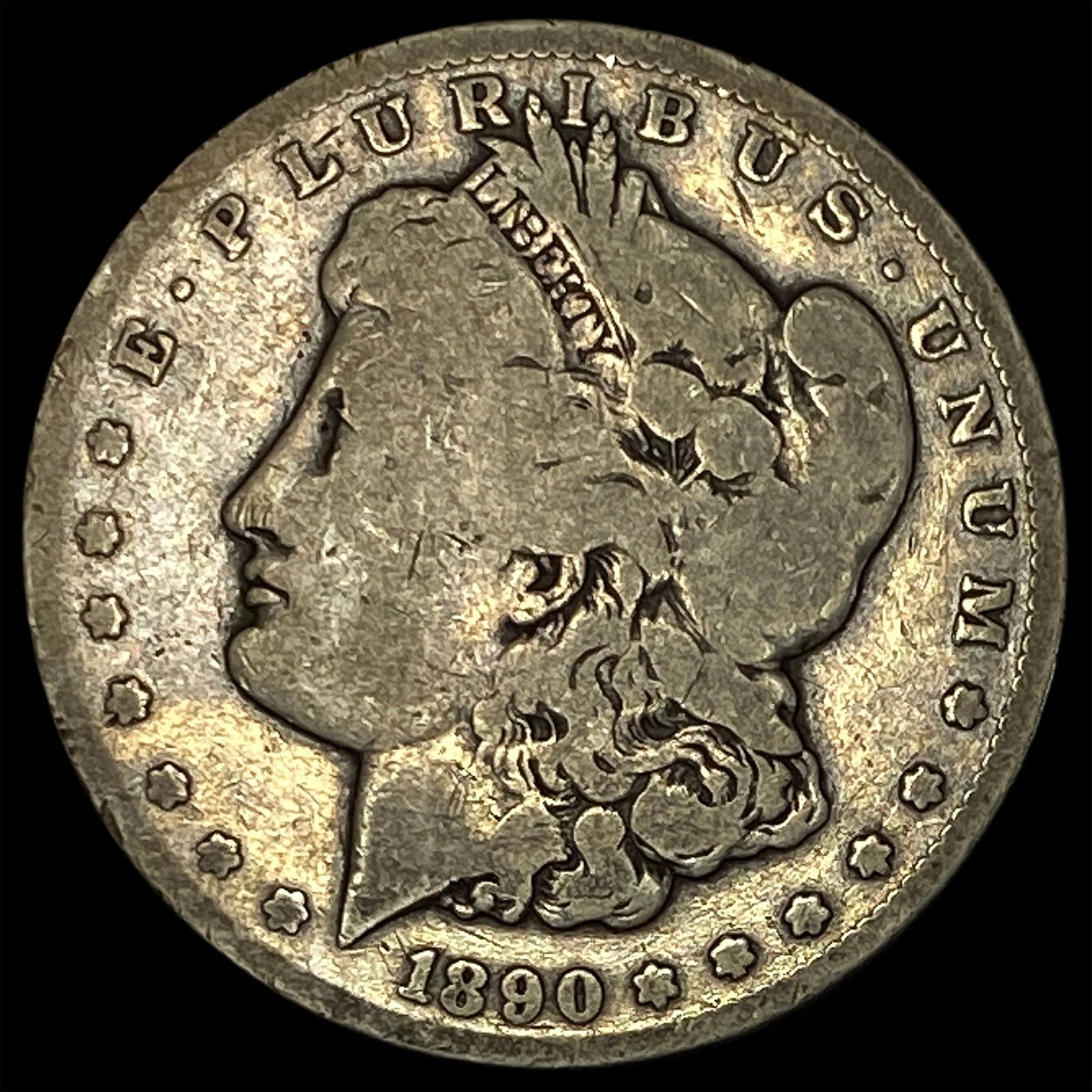 1890-CC Silver Morgan Dollar NICELY CIRCULATED (1 of 2)