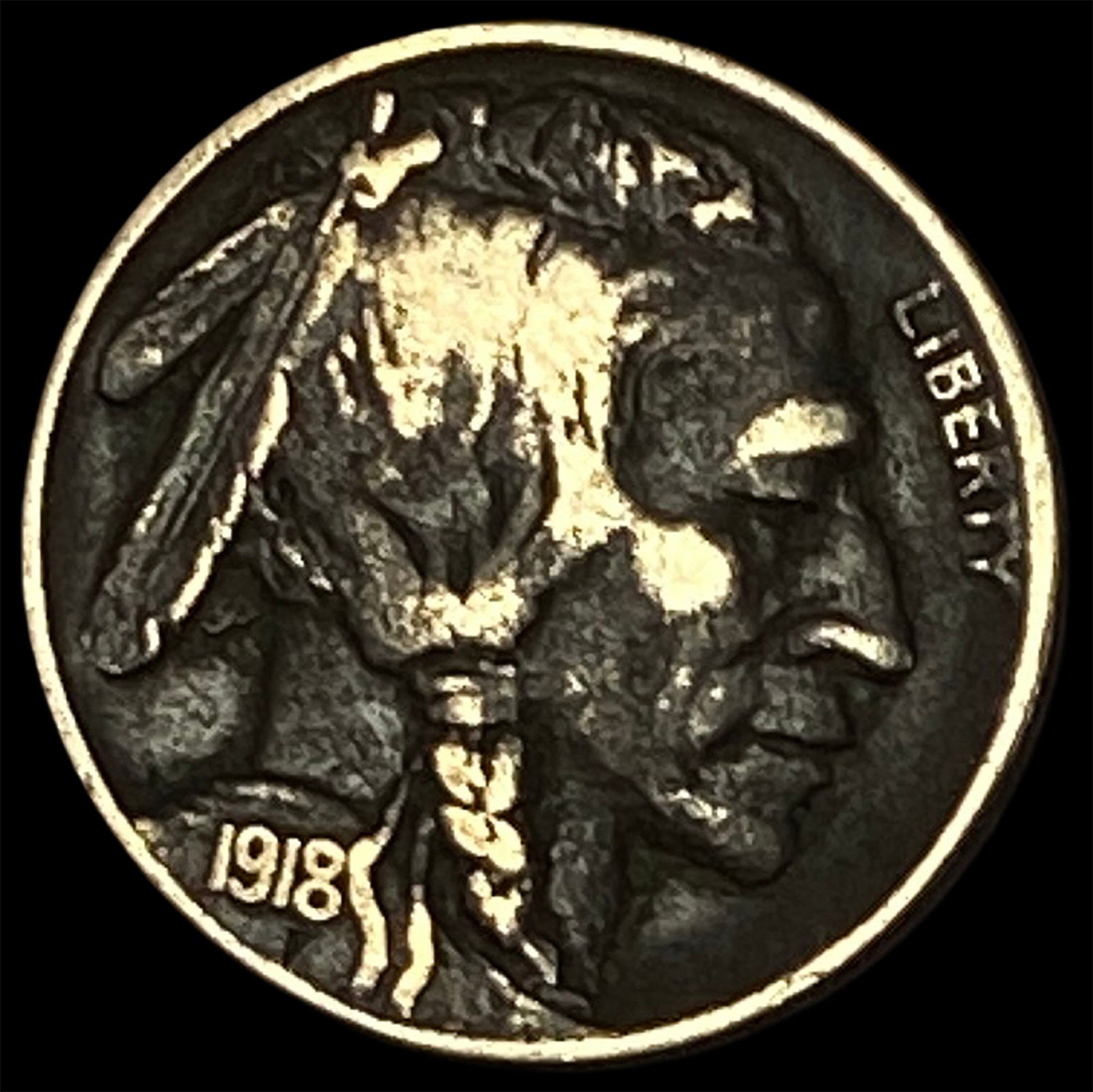 1918 Buffalo Nickel LIGHTLY CIRCULATED (1 of 2)