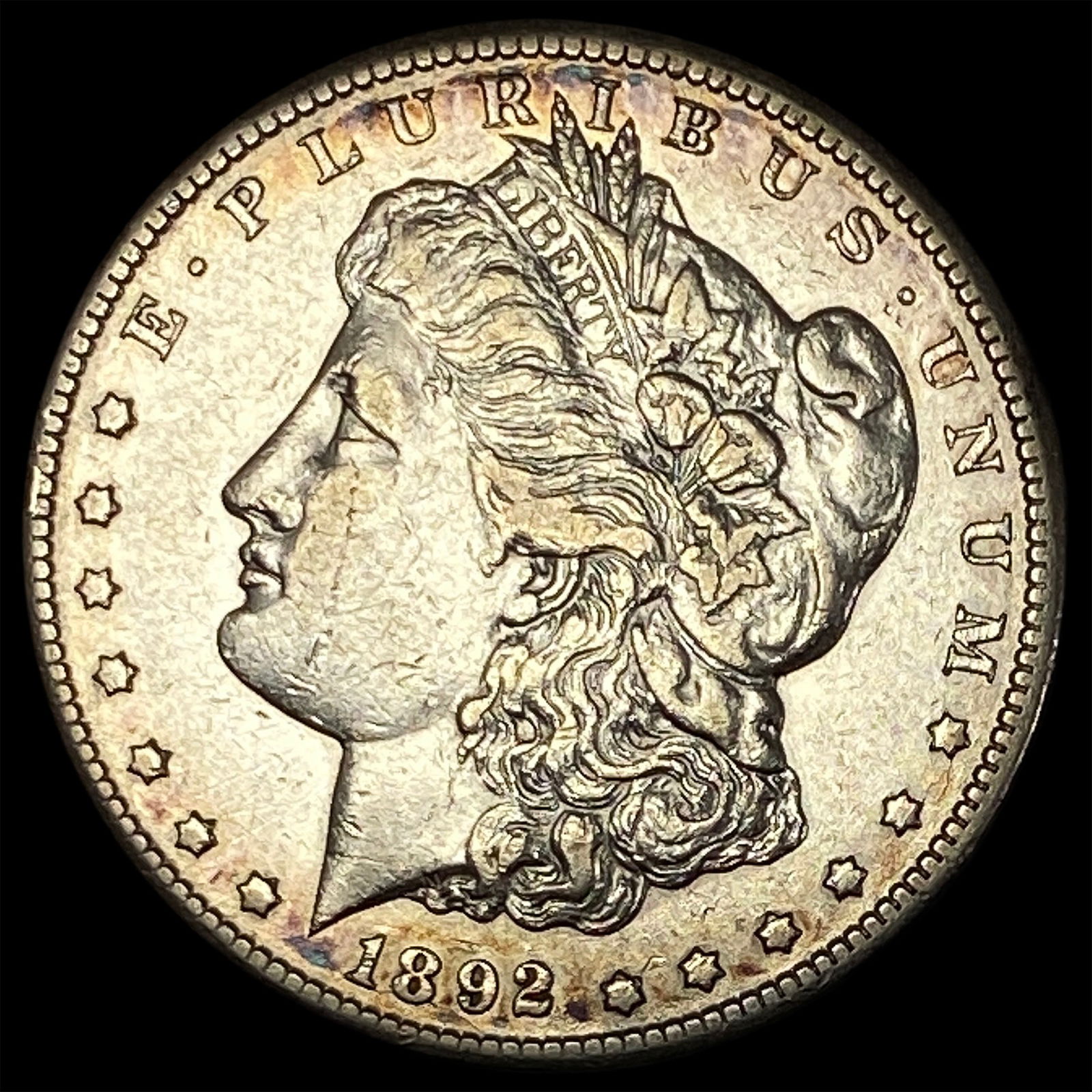 1892-CC Silver Morgan Dollar NEARLY UNCIRCULATED (1 of 2)