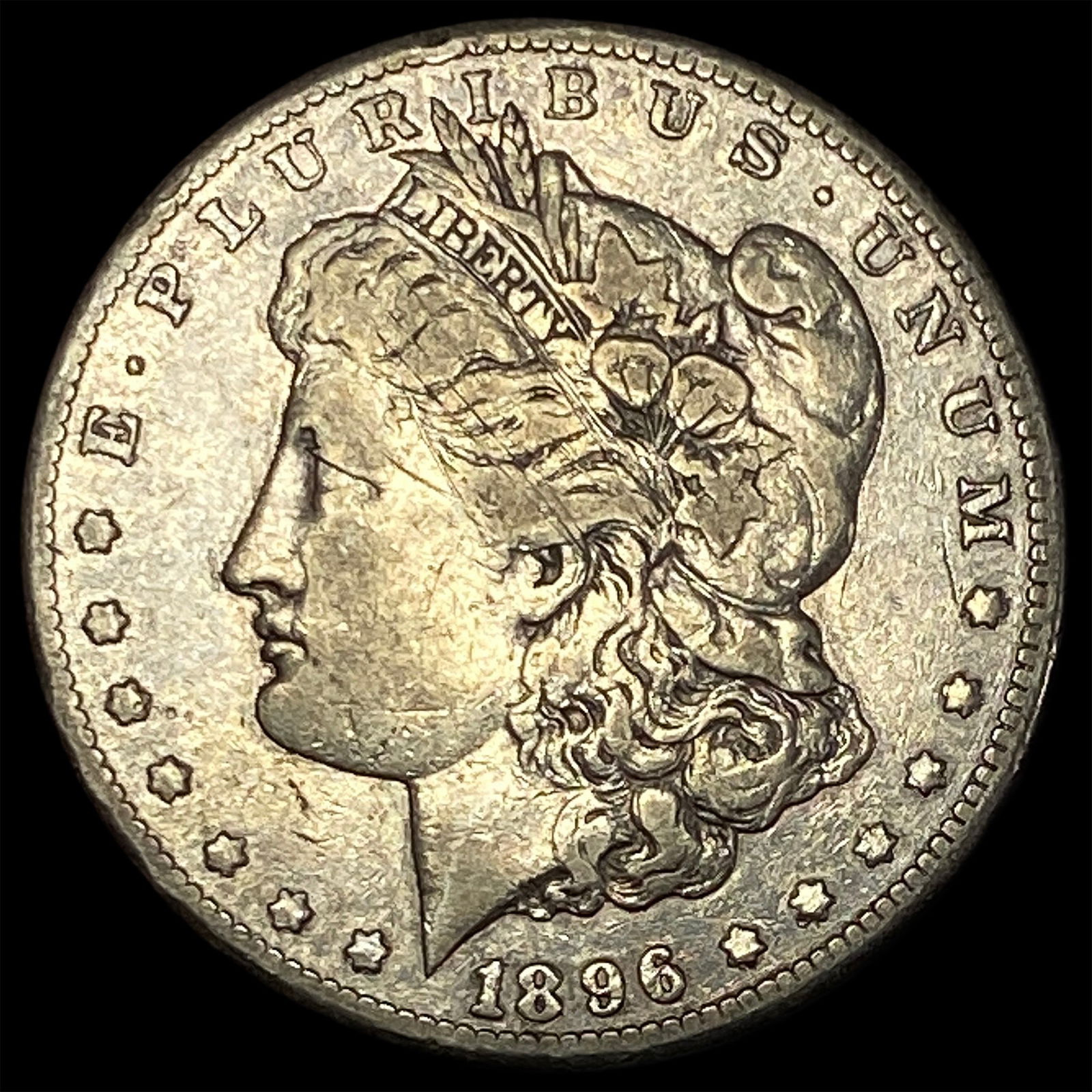 1896-S Silver Morgan Dollar NICELY CIRCULATED (1 of 2)