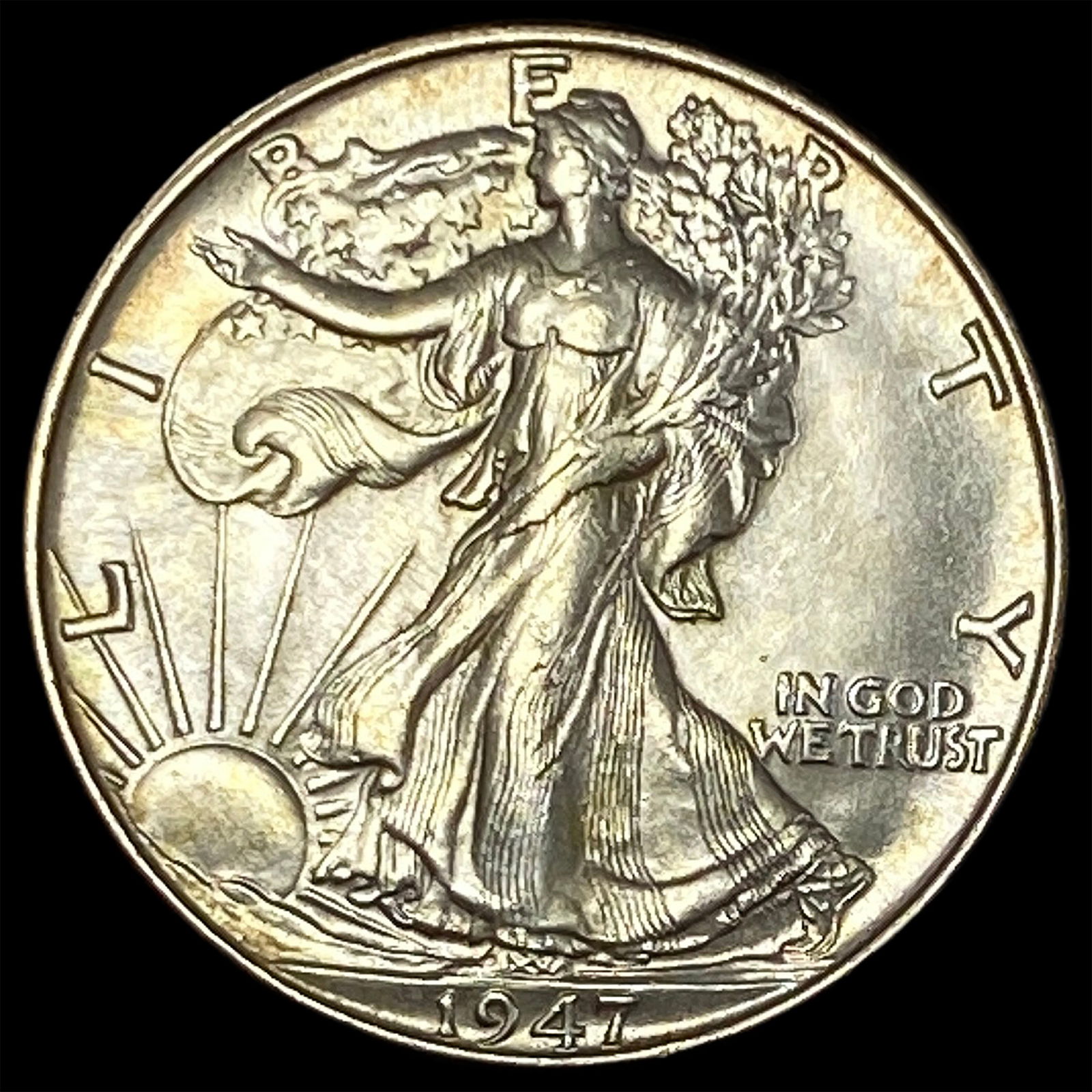 1947 Silver Walking Liberty Half Dollar UNCIRCULATED (1 of 2)