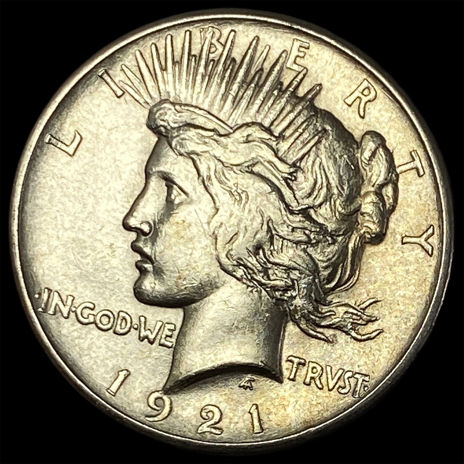 1921 Silver Peace Dollar CLOSELY UNCIRCULATED (1 of 2)