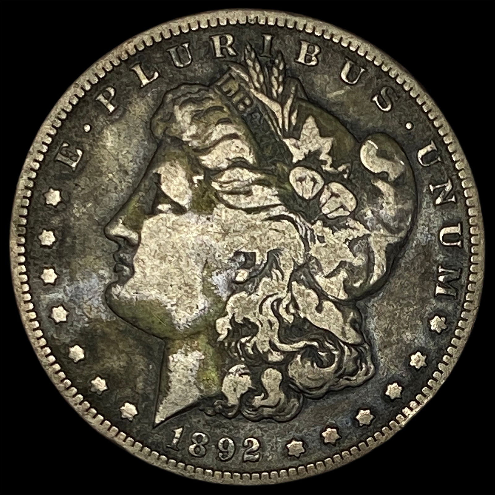 1892-S Silver Morgan Dollar NICELY CIRCULATED (1 of 2)