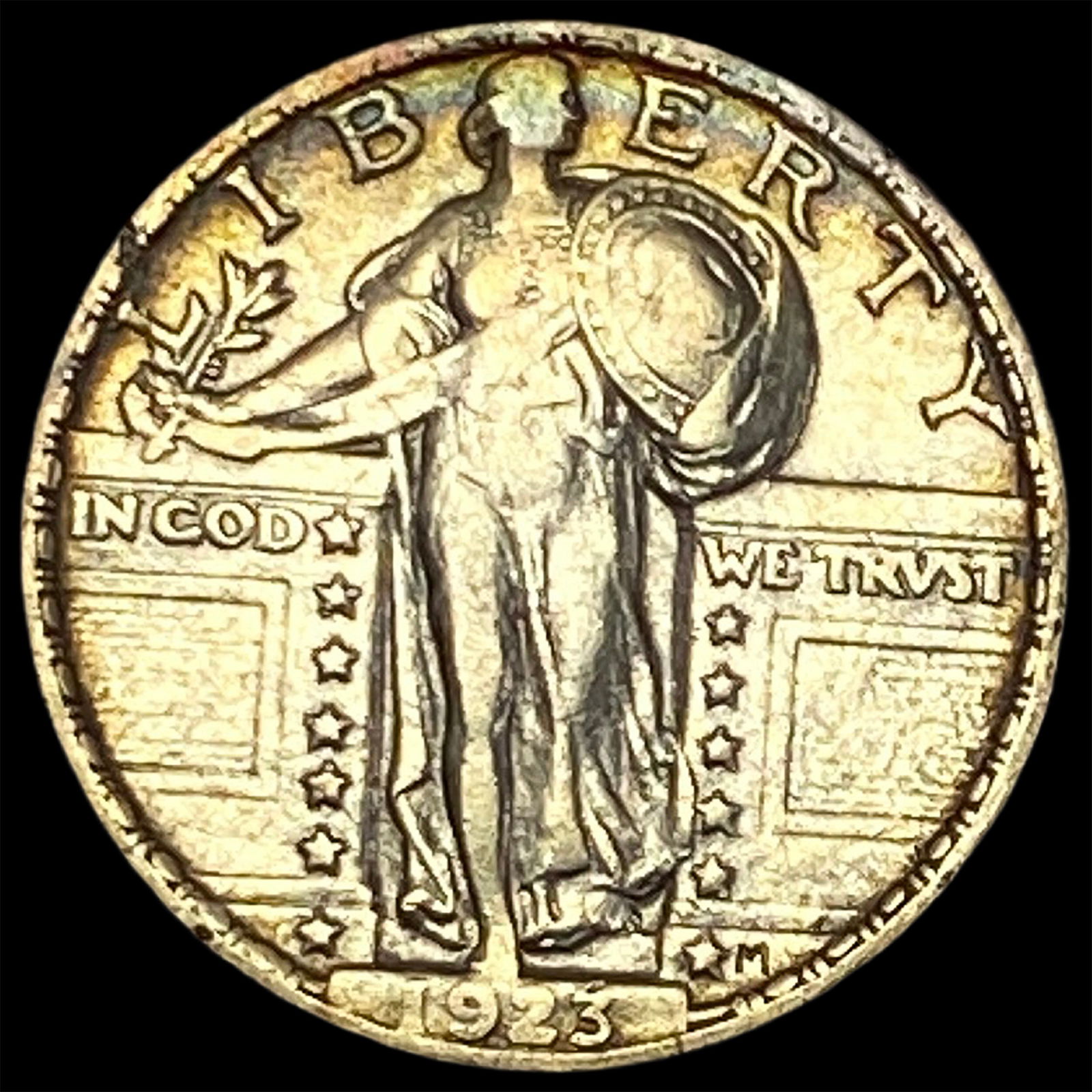 1923 Standing Liberty Silver Quarter ABOUT UNCIRCULATED (1 of 2)