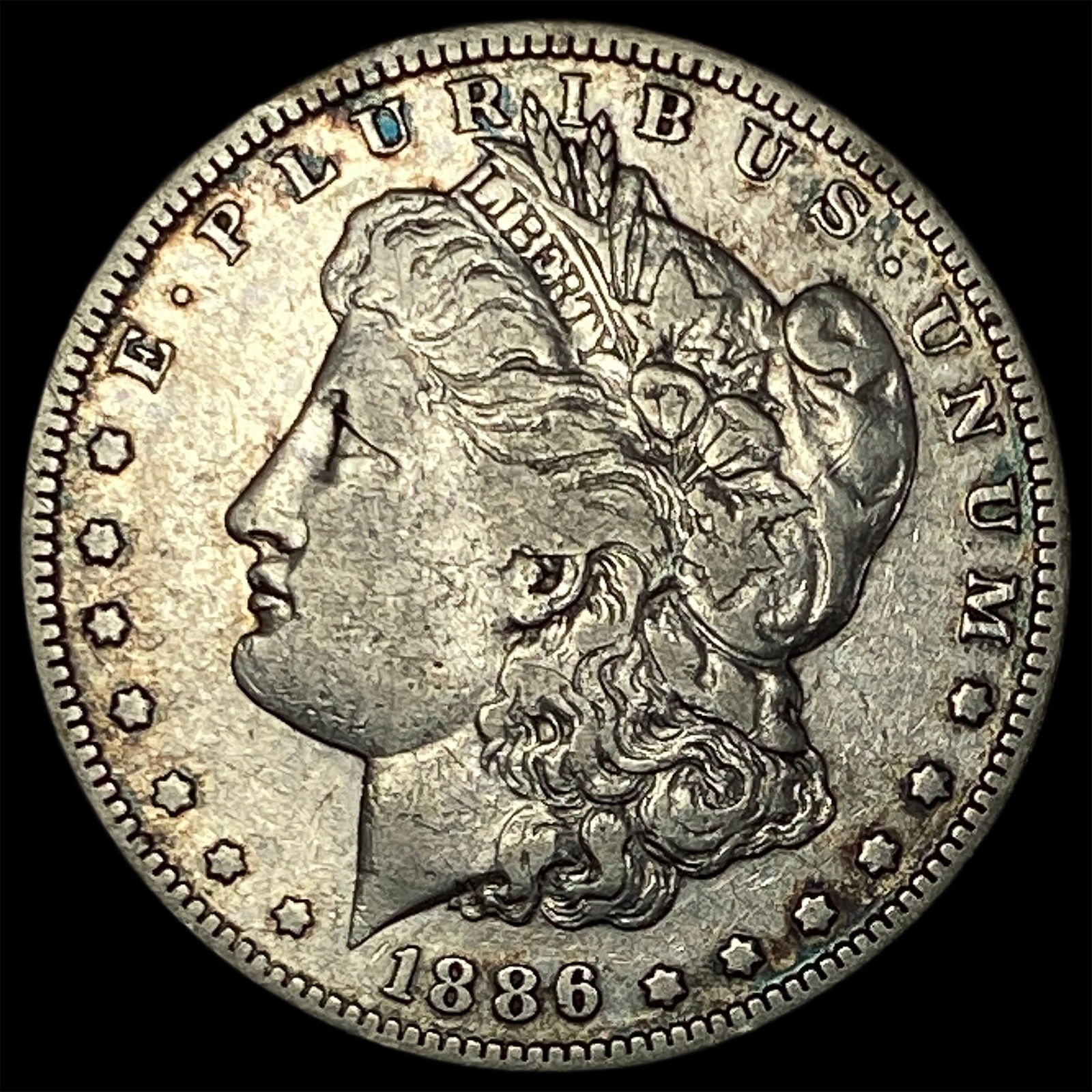 1886-S Silver Morgan Dollar NEARLY UNCIRCULATED (1 of 2)
