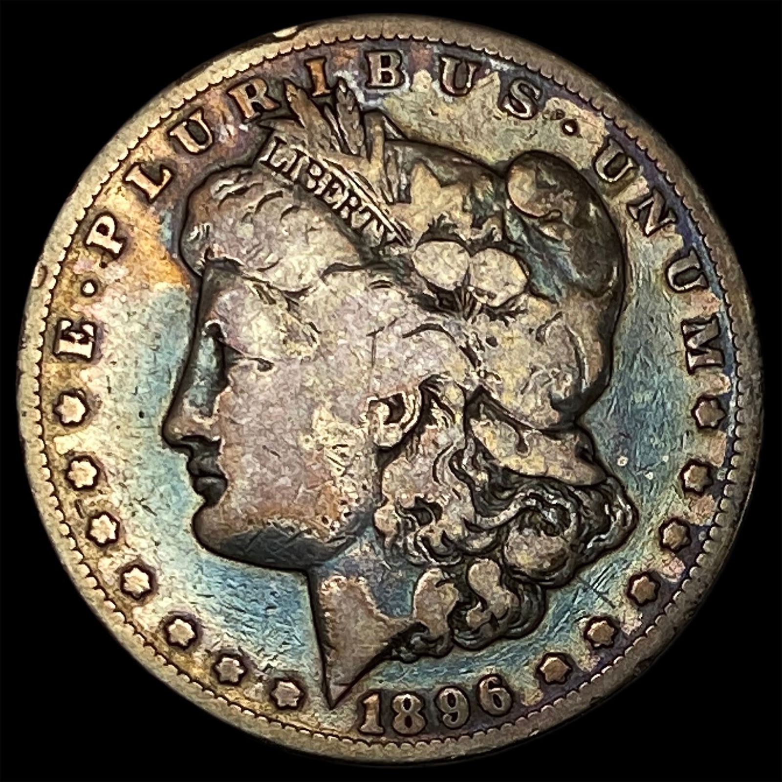 1896-S Silver Morgan Dollar NICELY CIRCULATED (1 of 2)