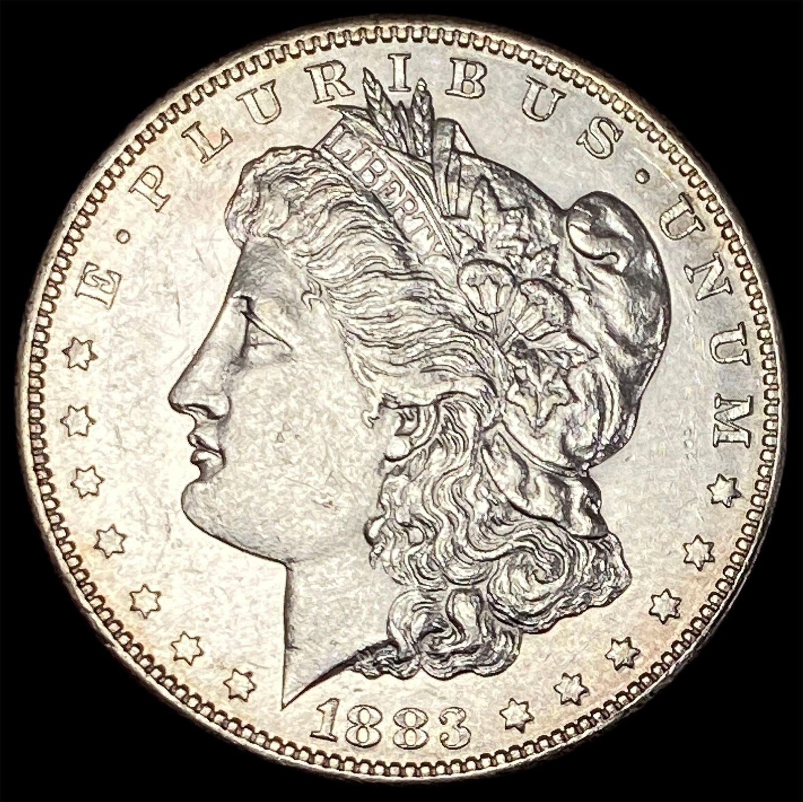 1883-S Silver Morgan Dollar CLOSELY UNCIRCULATED (1 of 2)
