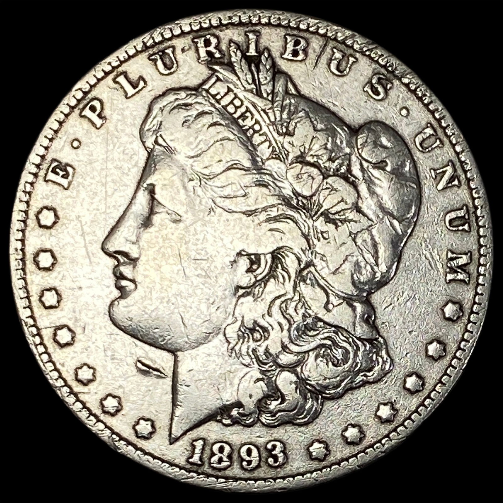 1893-O Silver Morgan Dollar NICELY CIRCULATED (1 of 2)