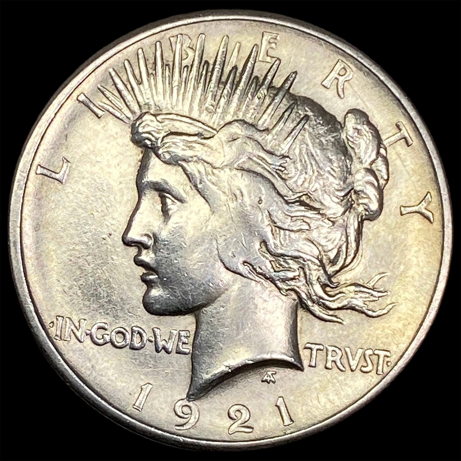 1921 Silver Peace Dollar CLOSELY UNCIRCULATED (1 of 2)