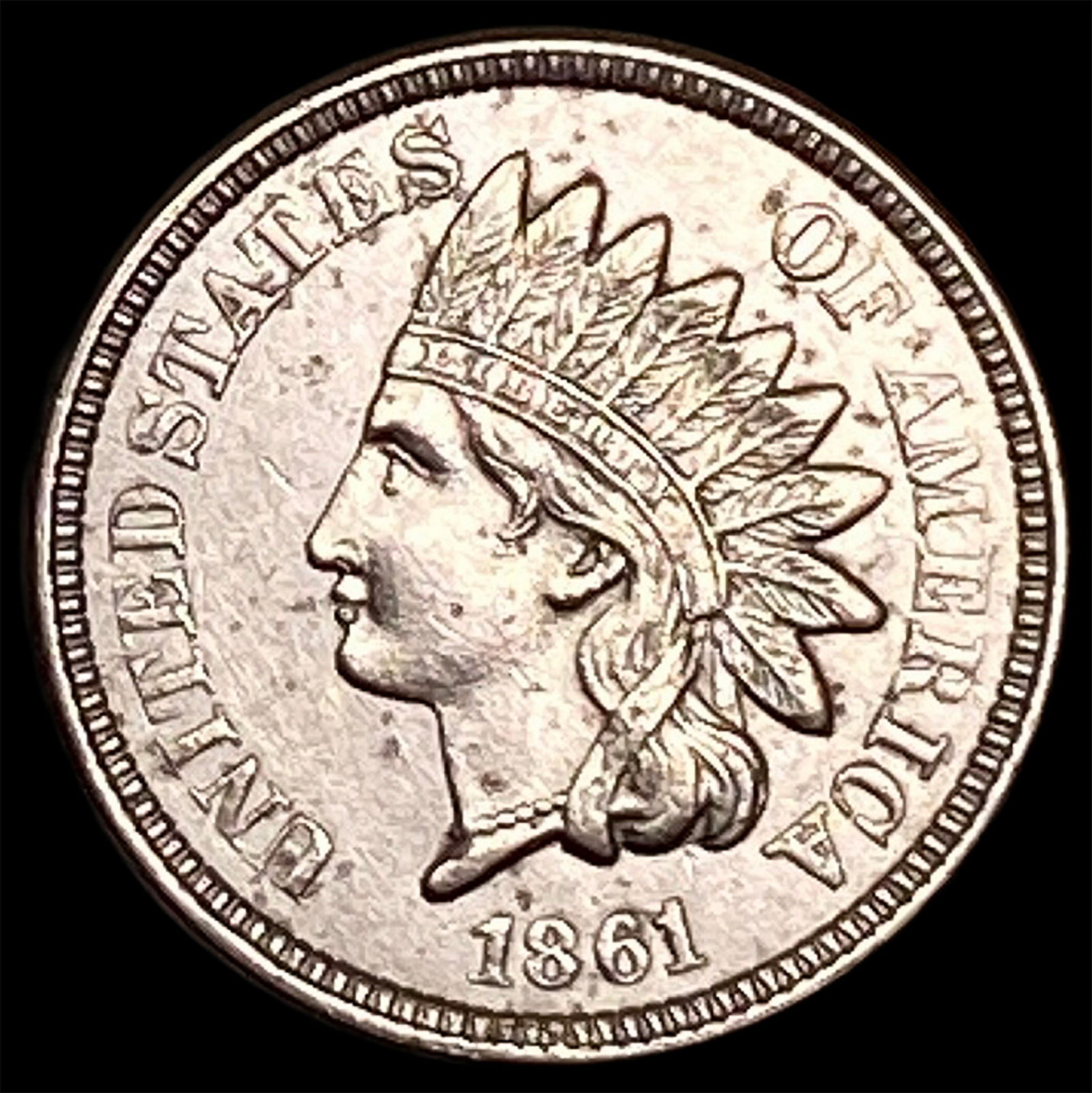 1861 Indian Head Cent UNCIRCULATED (1 of 2)