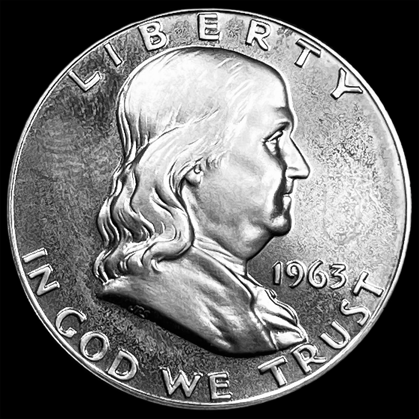 1963 Franklin Silver Half Dollar CHOICE PROOF (1 of 2)