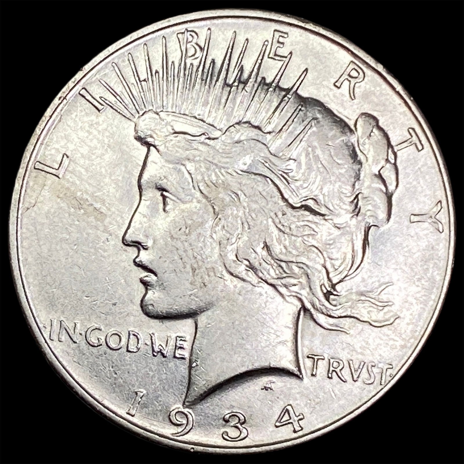 1934 Peace Silver Dollar CLOSELY UNCIRCULATED (1 of 2)