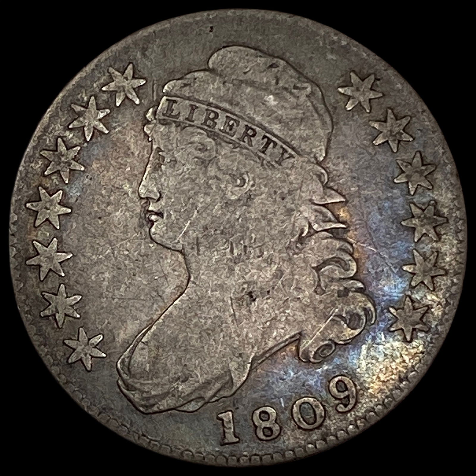 1809 Capped Bust Half Dollar NICELY CIRCULATED (1 of 2)