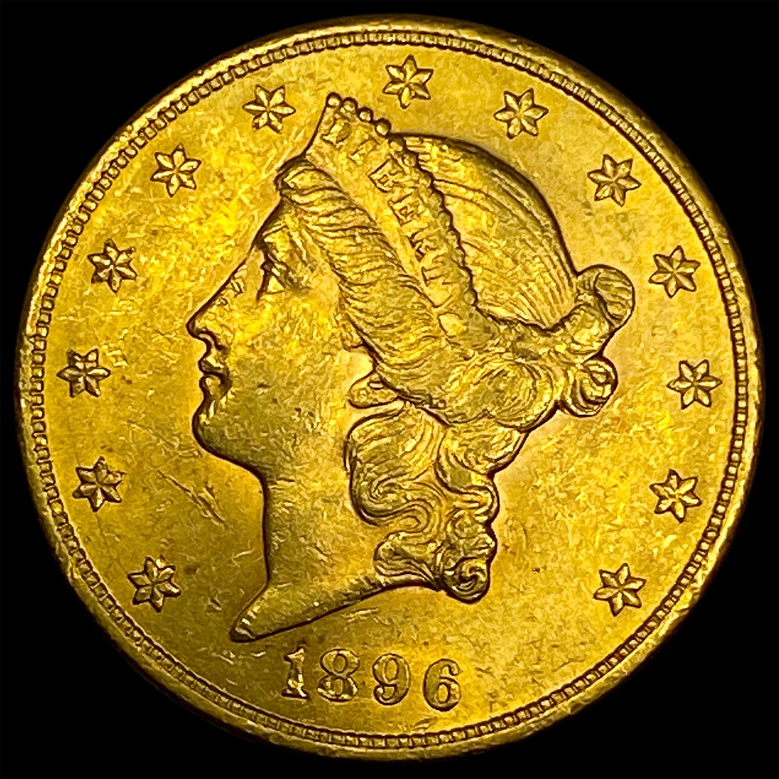 1896 Liberty Head $20 Double Eagle UNCIRCULATED (1 of 2)