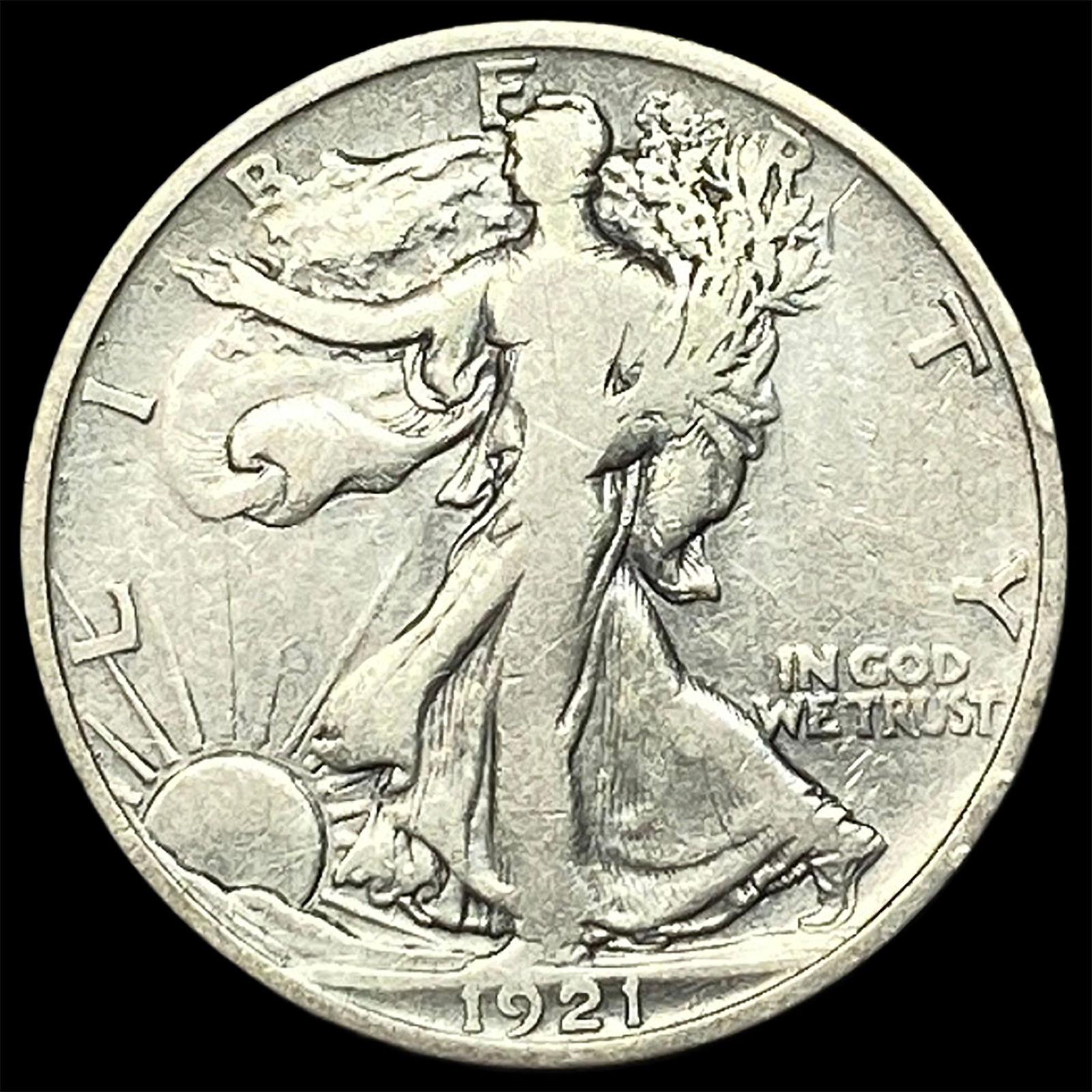 1921 Silver Half Dollar NICELY CIRCULATED (1 of 2)