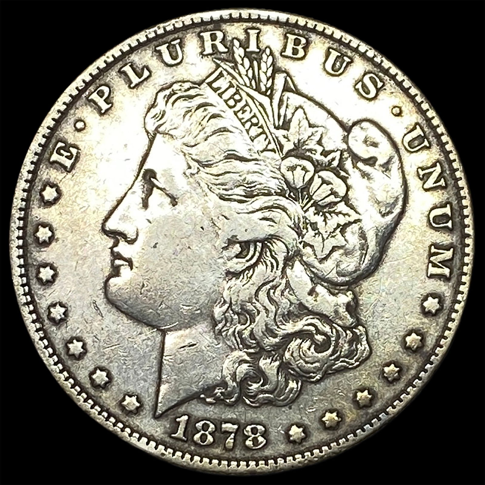 1878 8TF Silver Morgan Dollar NEARLY UNCIRCULATED (1 of 2)