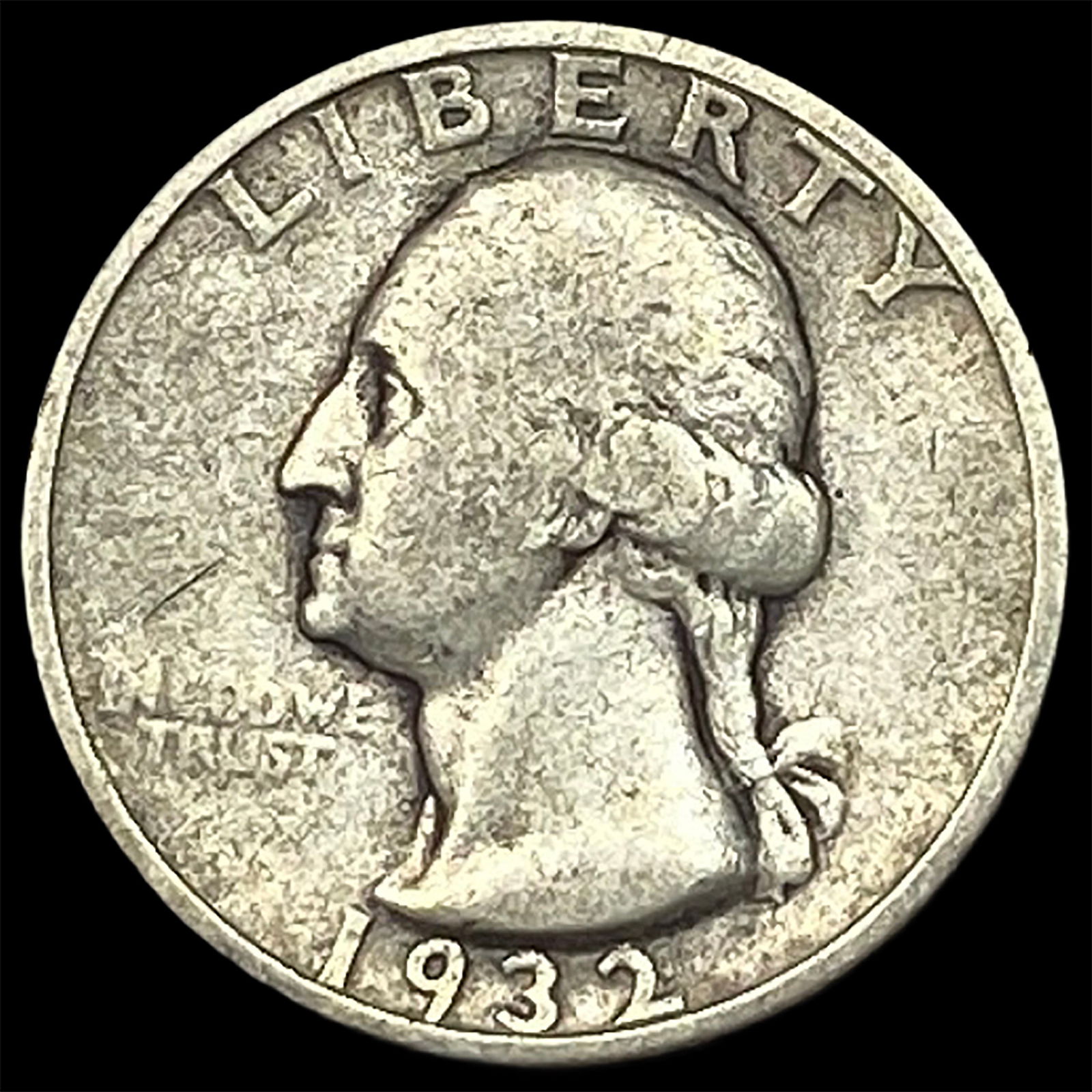 1932-S Silver Washington Quarter NICELY CIRCULATED (1 of 2)