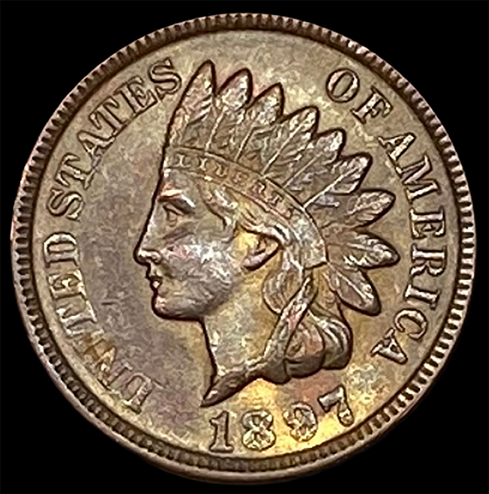 1897 Indian Head Cent CHOICE PROOF (1 of 2)
