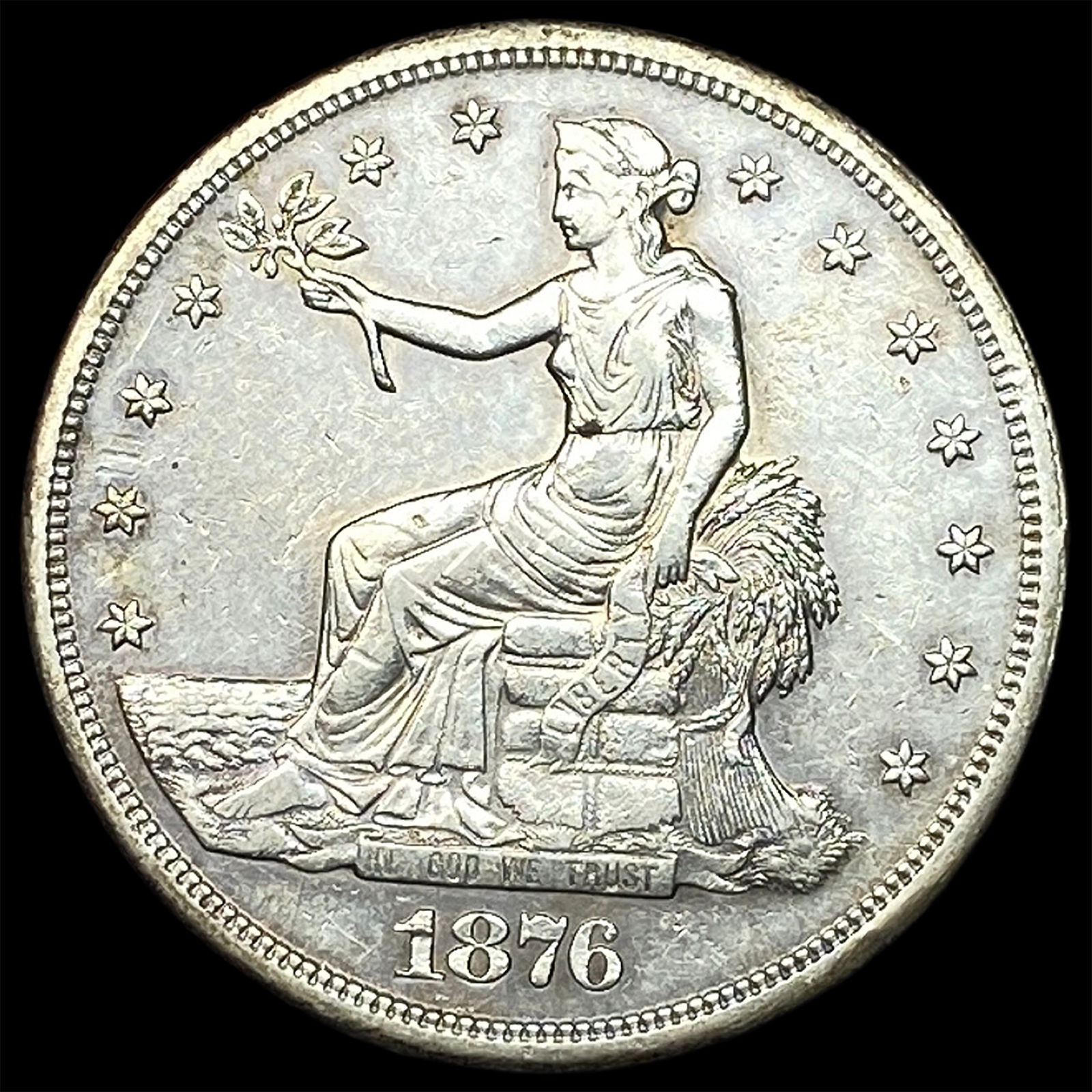 1876-S Silver Trade Dollar LIGHTLY CIRCULATED (1 of 2)