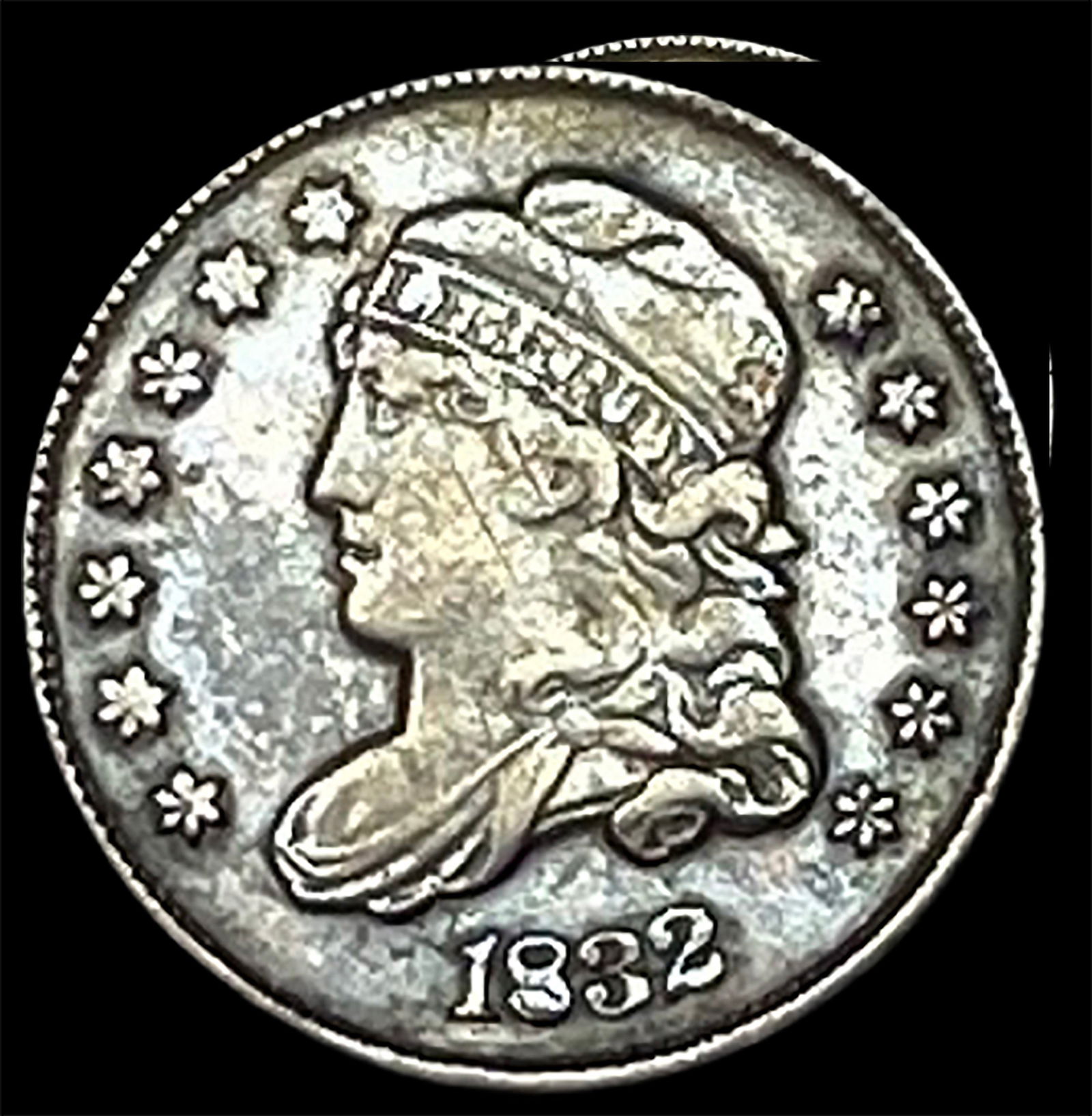 1832 Capped Bust Silver Half Dime LIGHTLY CIRCULATED (1 of 2)