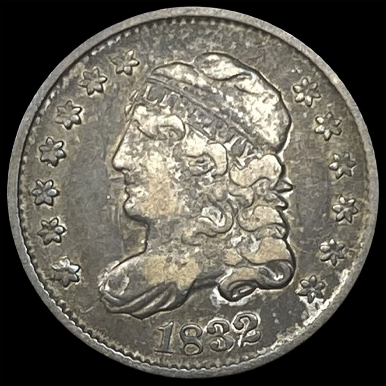 1832 Capped Bust Half Dime NEARLY UNCIRCULATED (1 of 2)