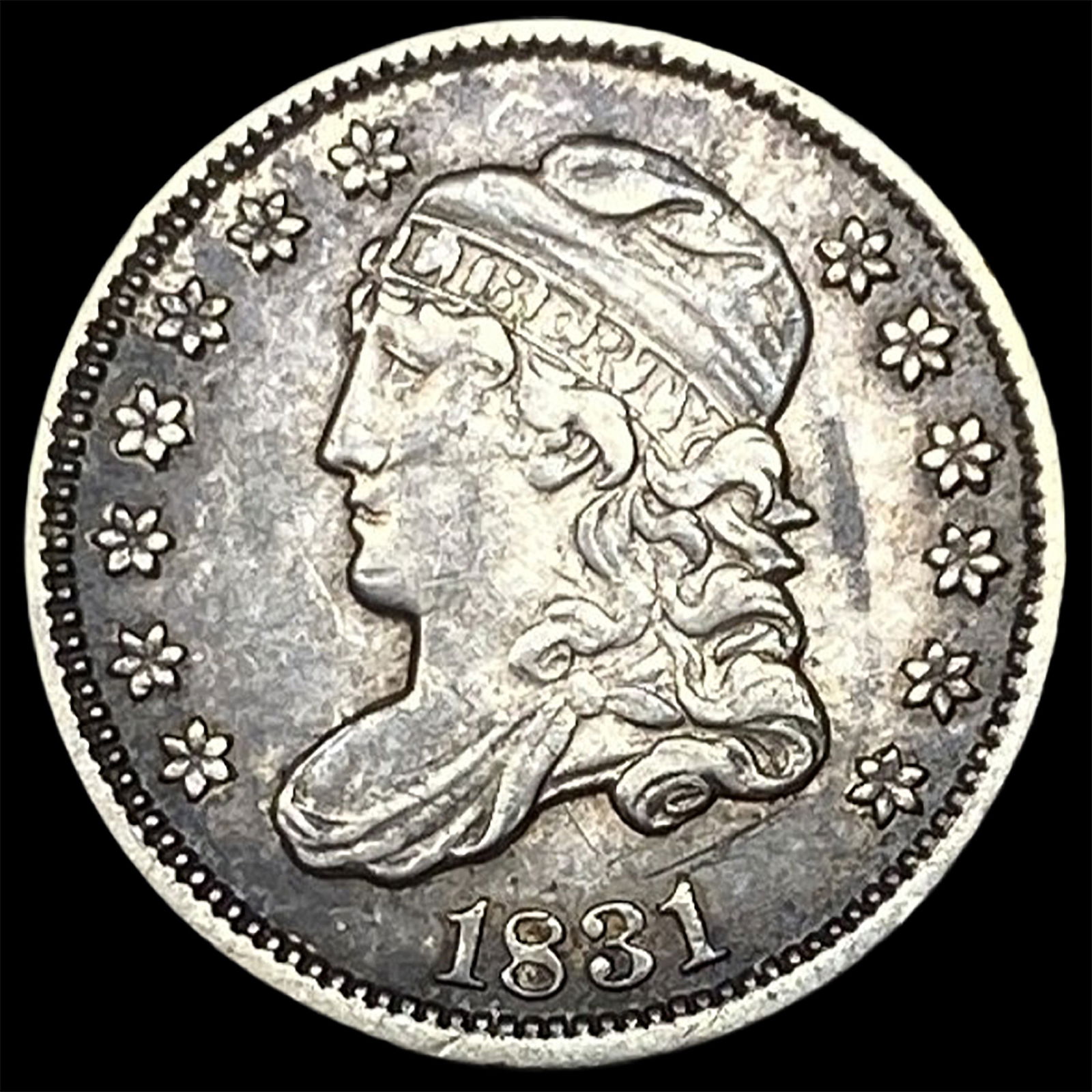 1831 Capped Bust Half Dime NEARLY UNCIRCULATED (1 of 2)