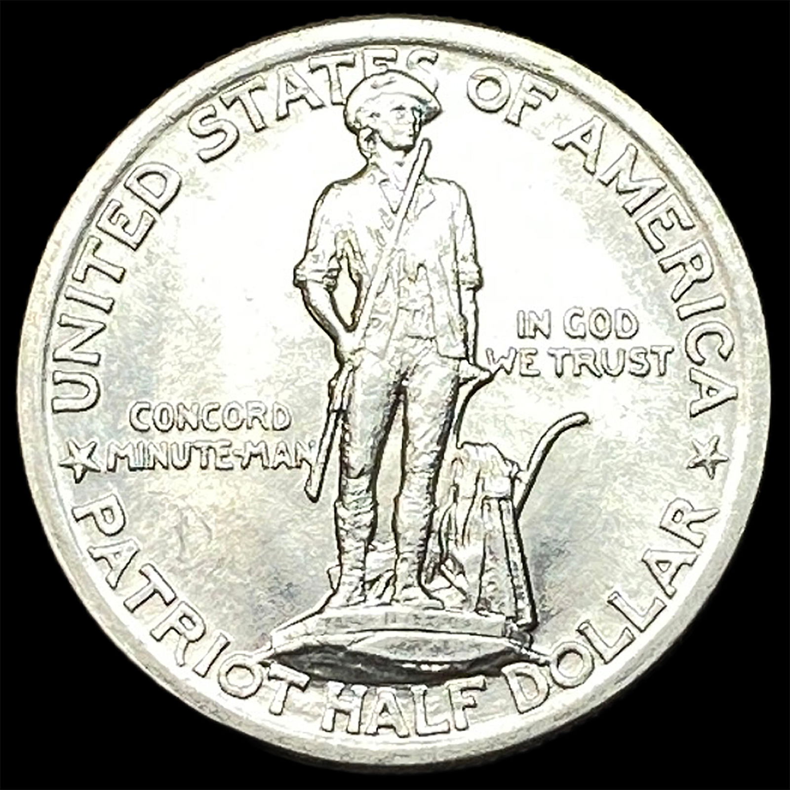 1925 Silver Lexington-Concord Half Dollar UNCIRCULATED (1 of 2)