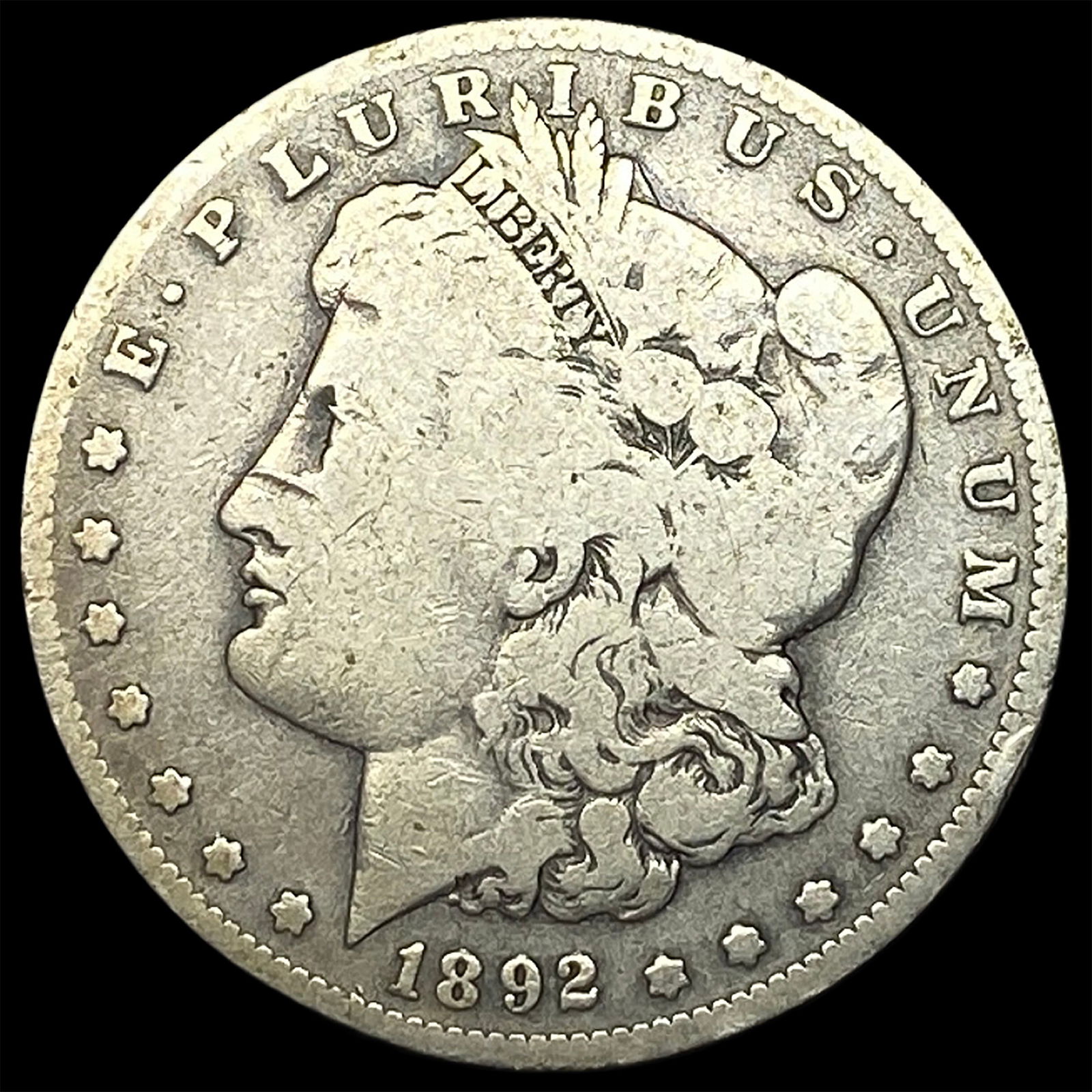 1892-S Silver Morgan Dollar NICELY CIRCULATED (1 of 2)
