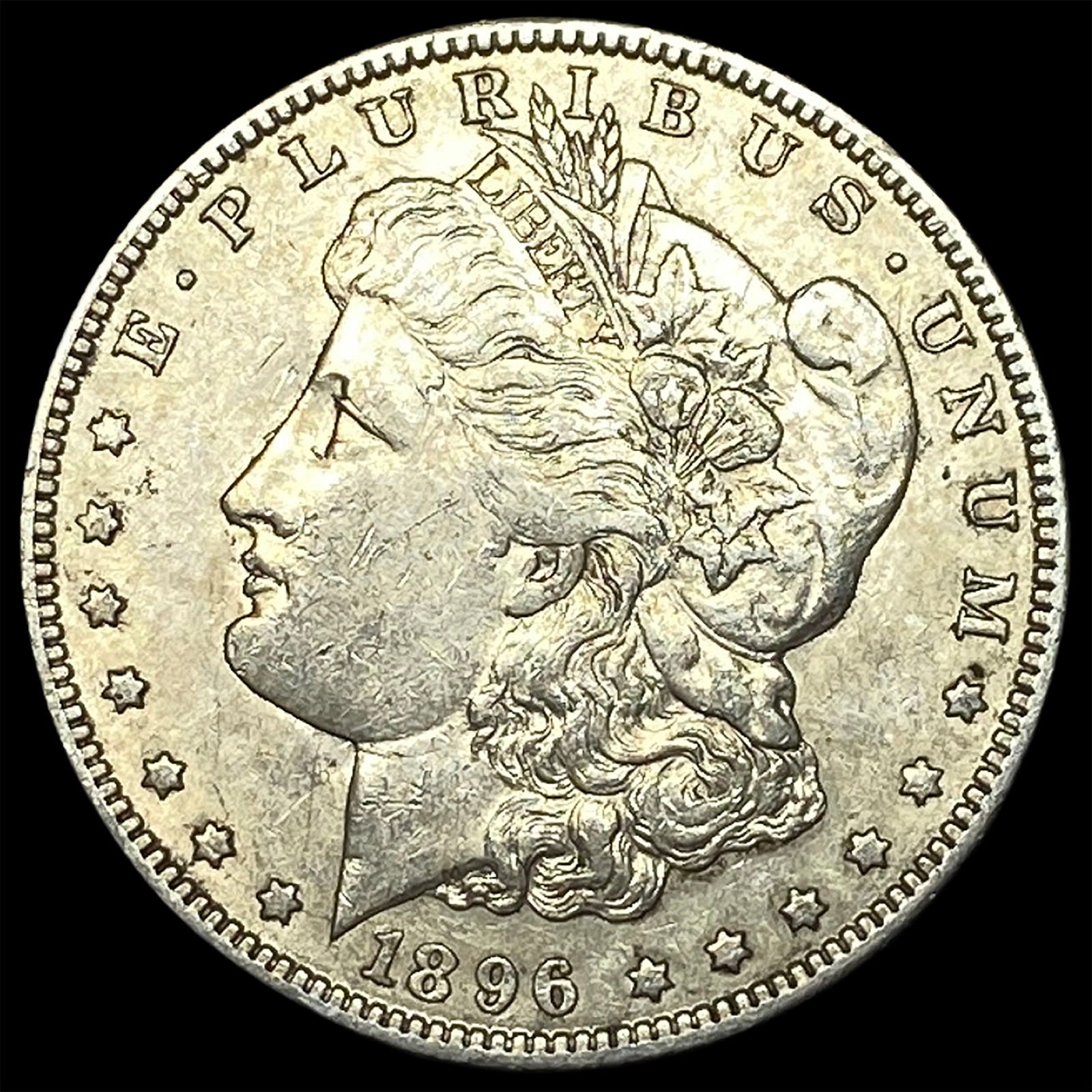 1896 Morgan Silver Dollar CLOSELY UNCIRCULATED: 1896 Morgan Silver Dollar CLOSELY UNCIRCULATED