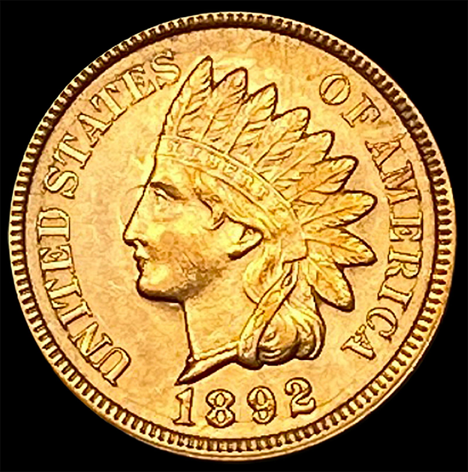 1892 Indian Head Cent UNCIRCULATED (1 of 2)