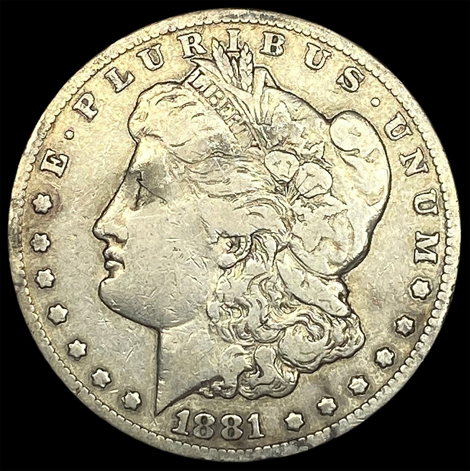 1881-CC Silver Morgan Dollar LIGHTLY CIRCULATED (1 of 2)