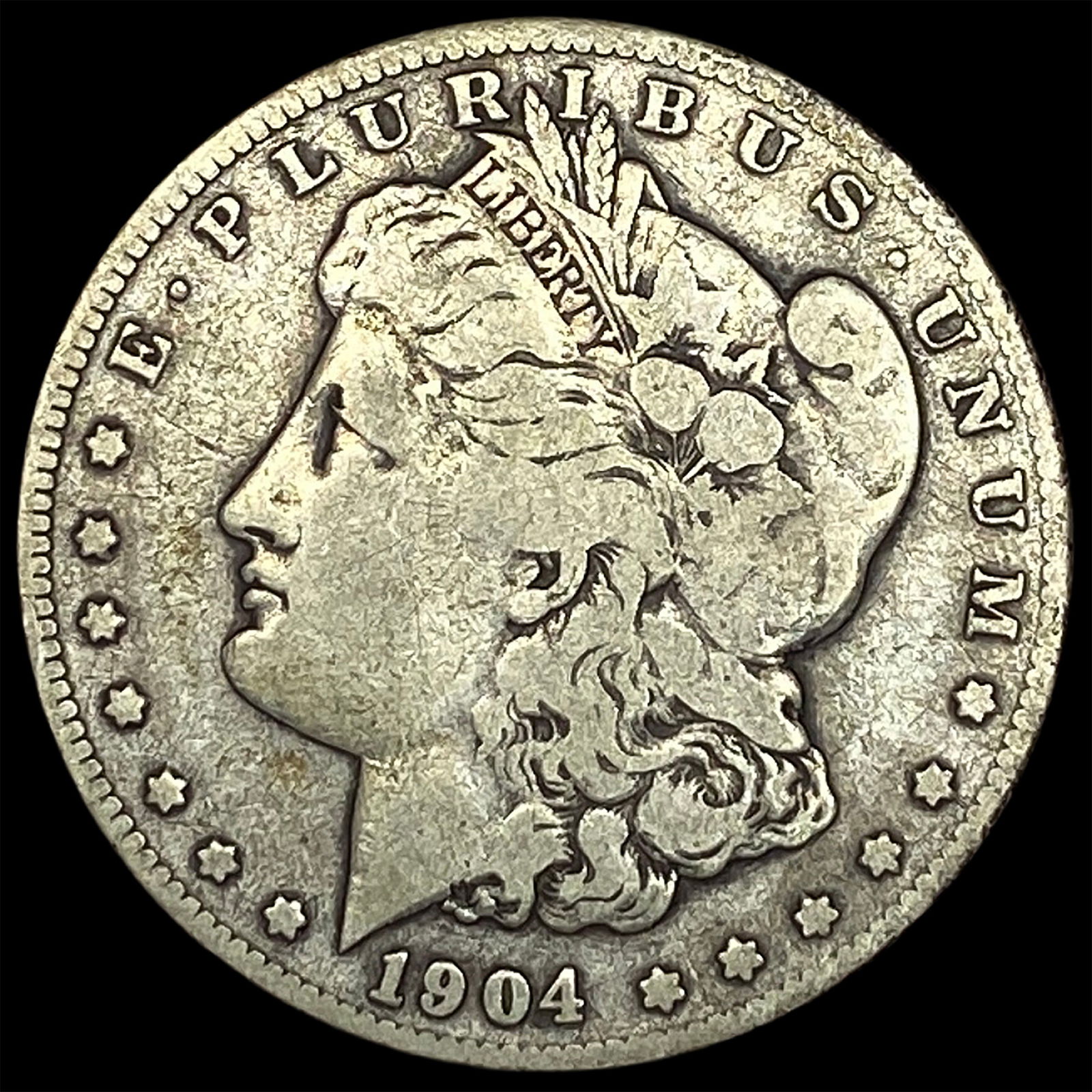 1904-S Silver Morgan Dollar NICELY CIRCULATED (1 of 2)