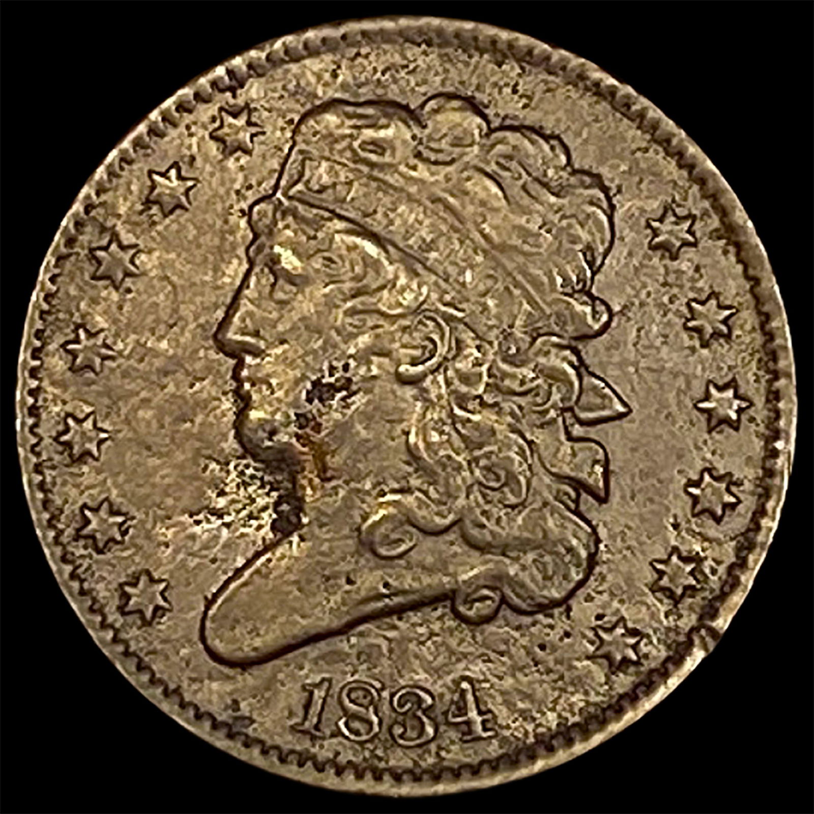 1834 Classic Head Half Cent HIGH GRADE (1 of 2)