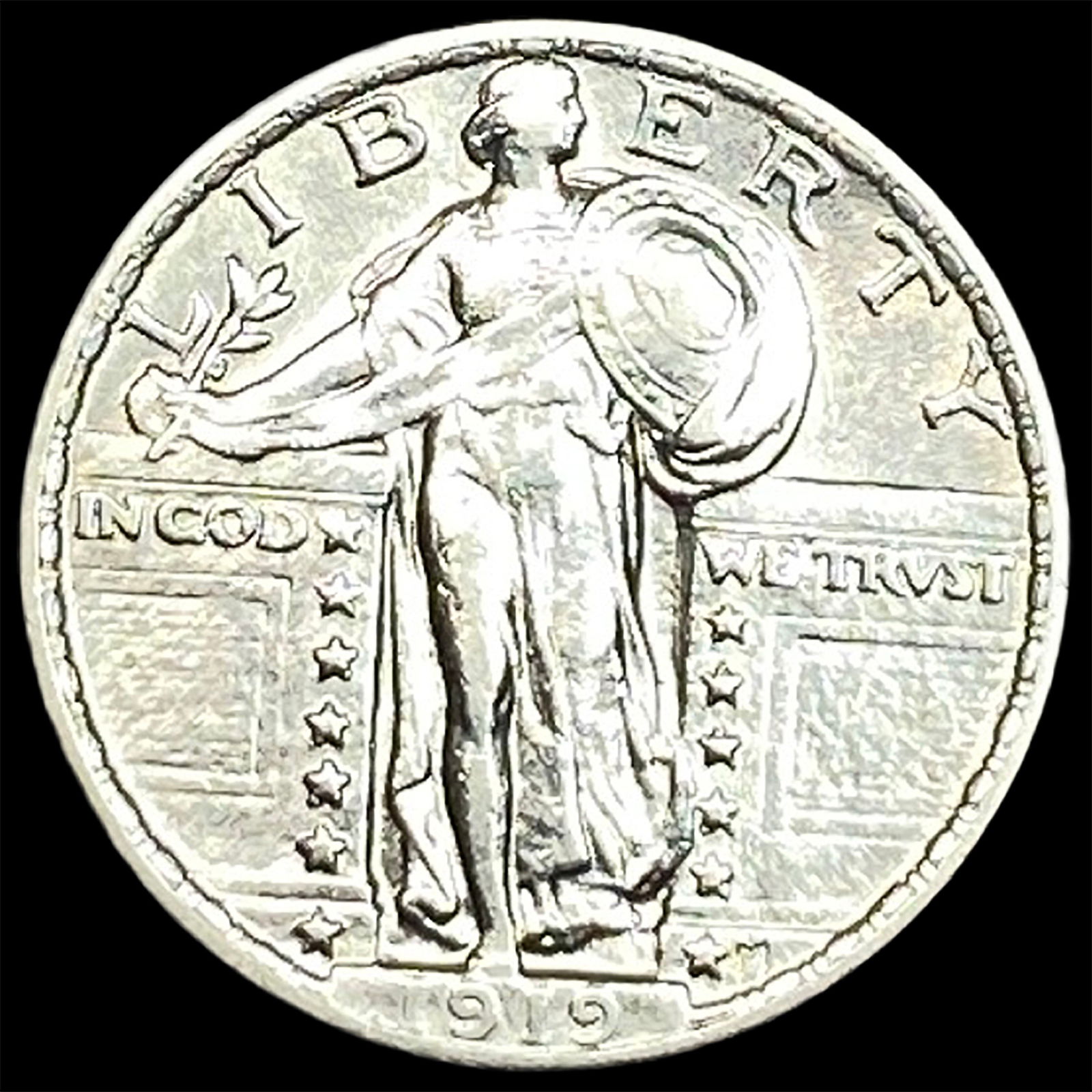 1919 Standing Liberty Quarter CLOSELY UNCIRCULATED (1 of 2)